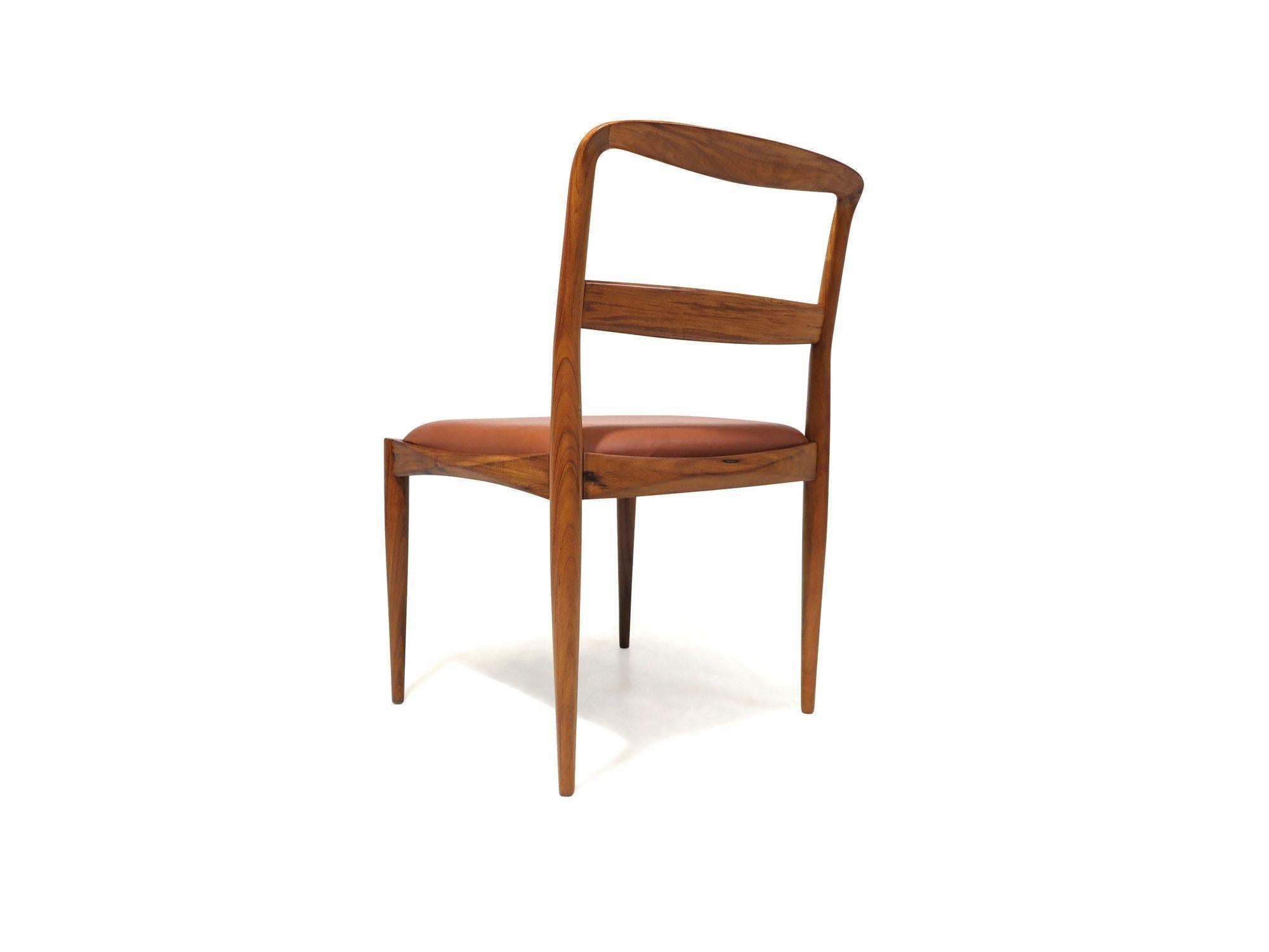 Eight Mid-century Liceu de Artes e Officios Brazilian Modern Dining Chairs For Sale 2