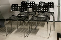 Eight Midcentury ‘Omstak’ Chairs by Rodney Kinsman for Bieffeplast, Italy, 1971