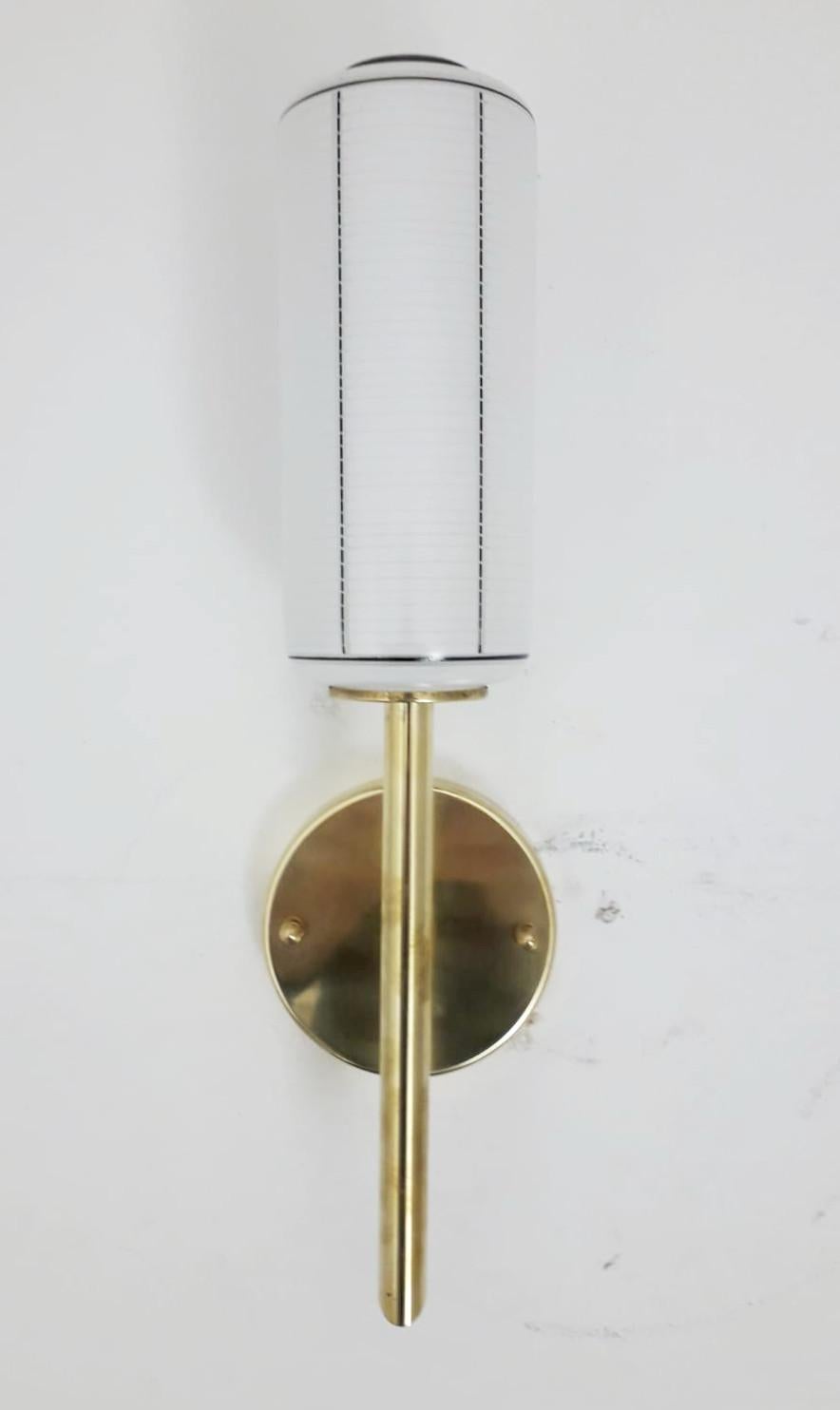 Italian Midcentury Sconce, 8 Available For Sale