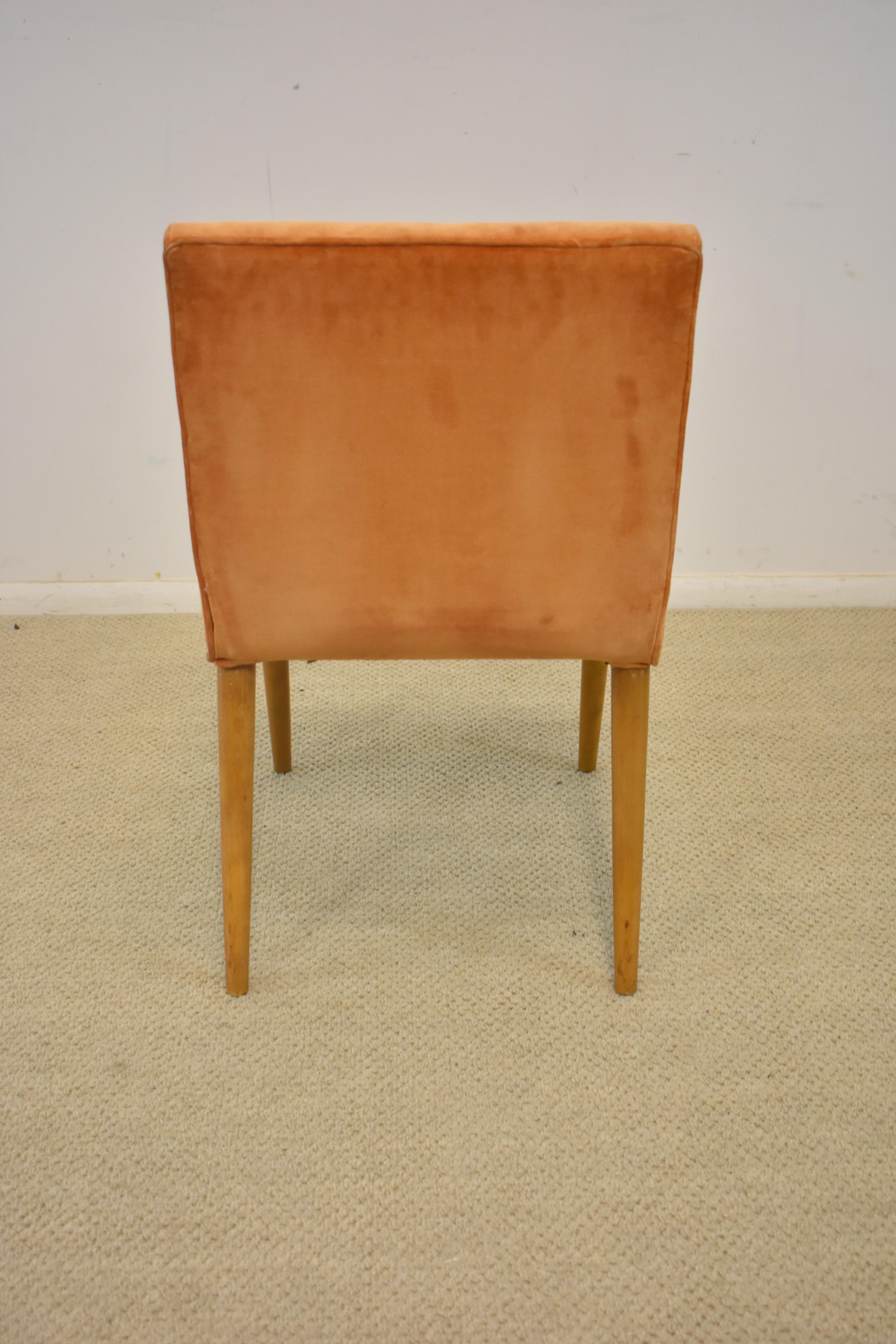 20th Century Eight Modern Chairs Widdicomb Teak Frame T. H. Robsjohn & Gibbings For Sale