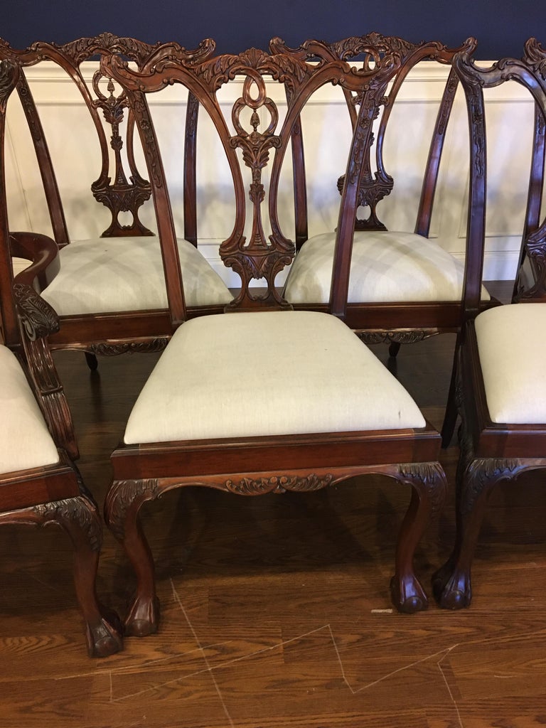 New Chippendale Dining Room Furniture for Large Space