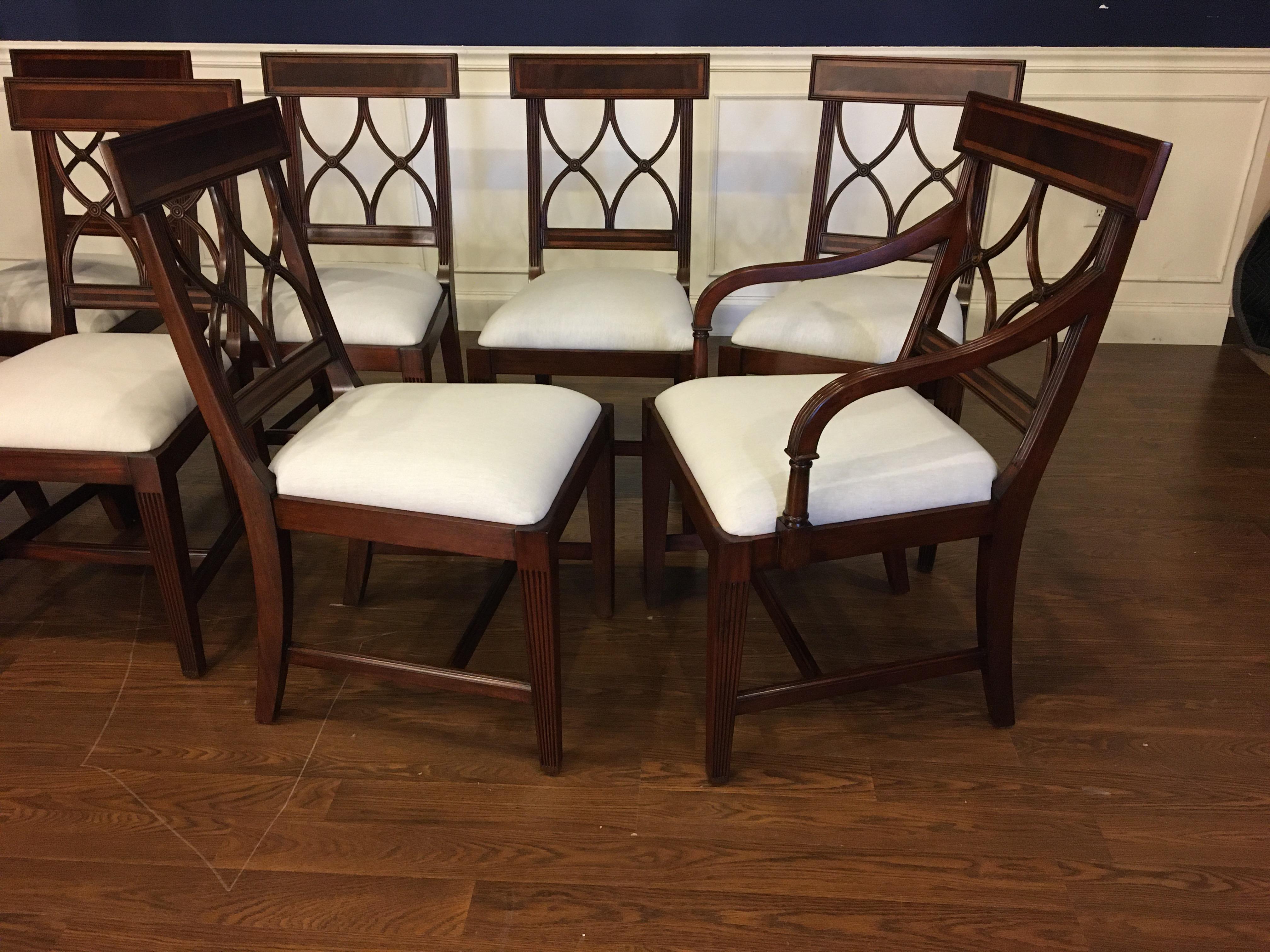 traditional mahogany dining room chairs