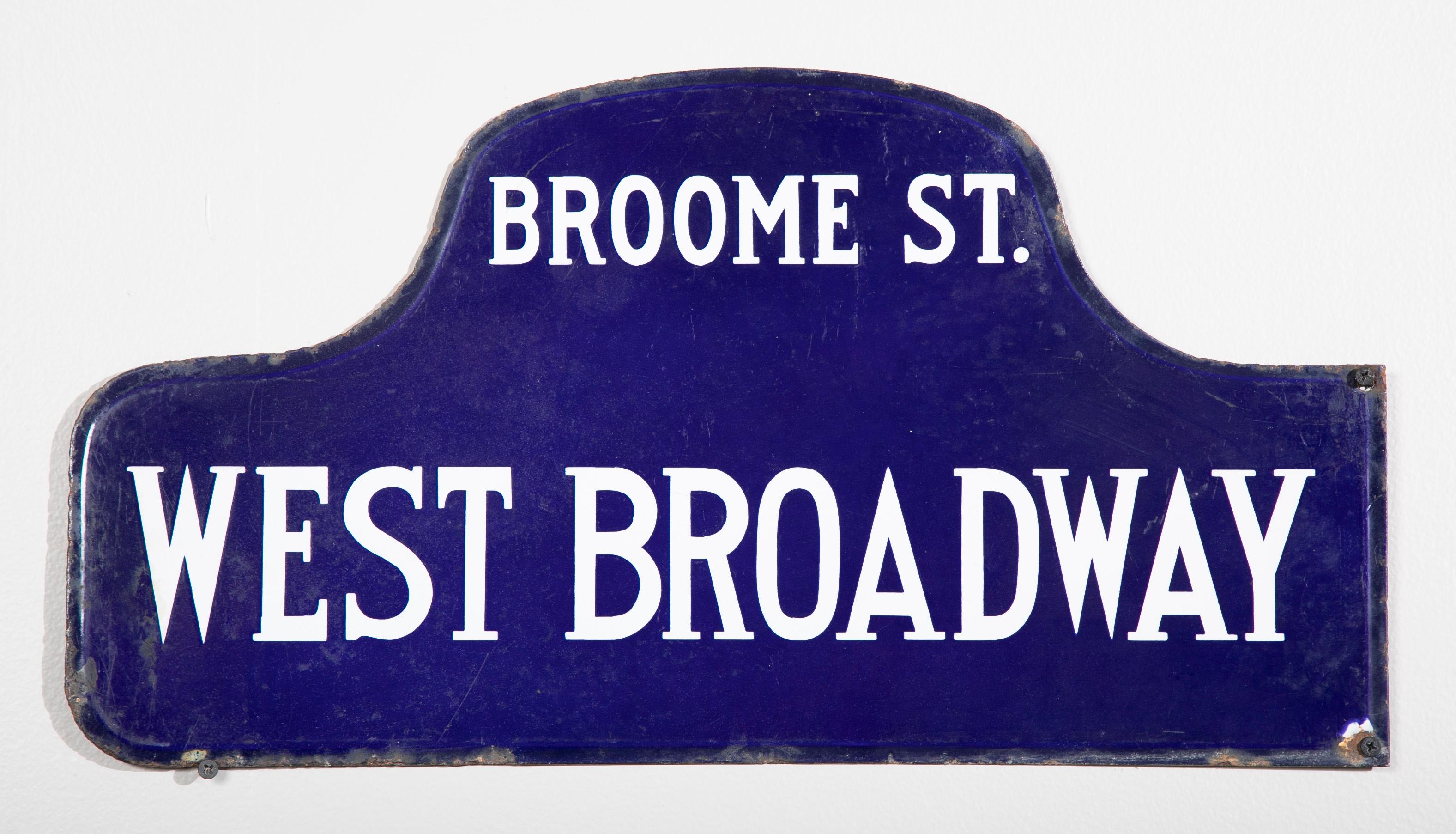 vintage nyc street signs for sale