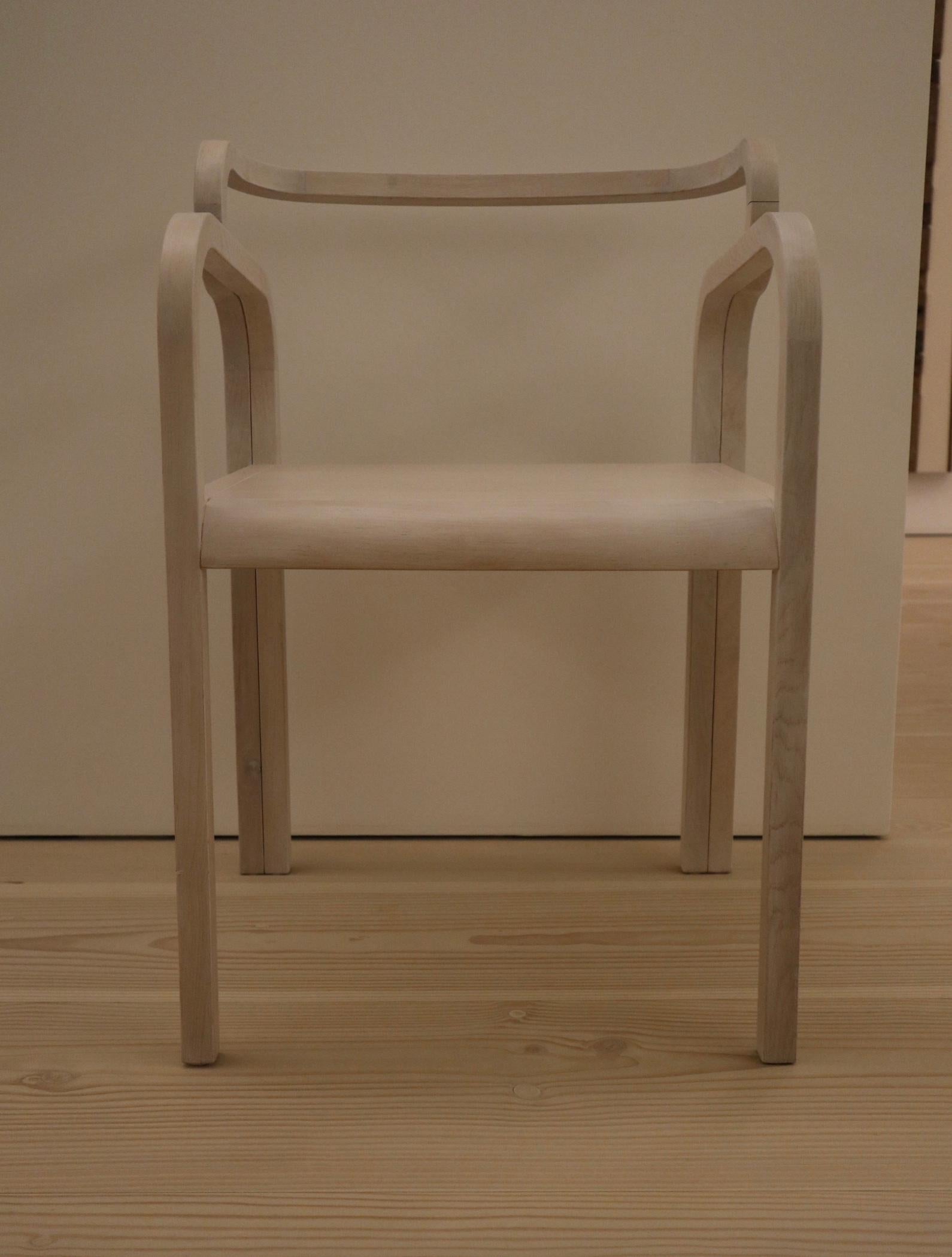 Italian Six Odette Dining Chairs in Oak by France and Juul