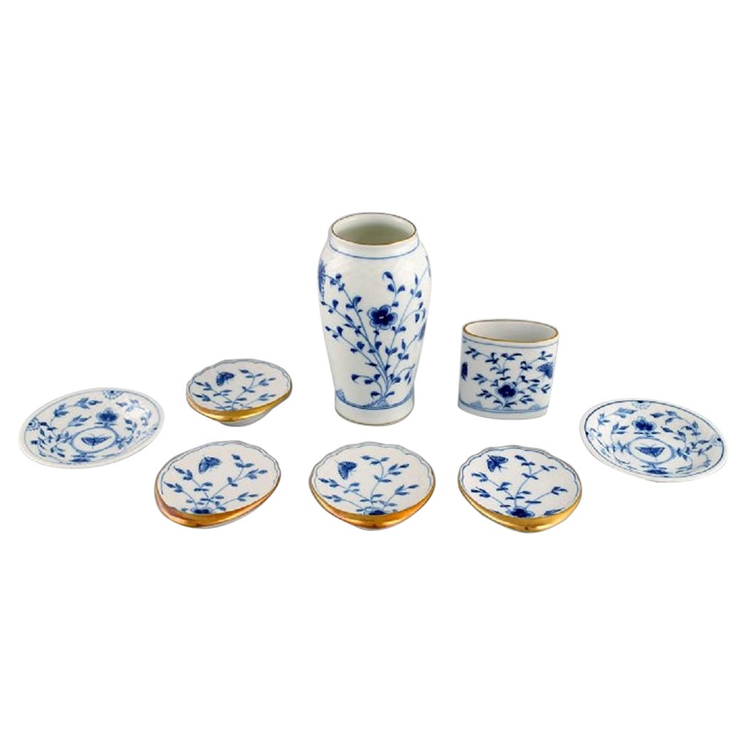 Eight Parts Bing & Grøndahl Butterfly in Hand-Painted Porcelain
