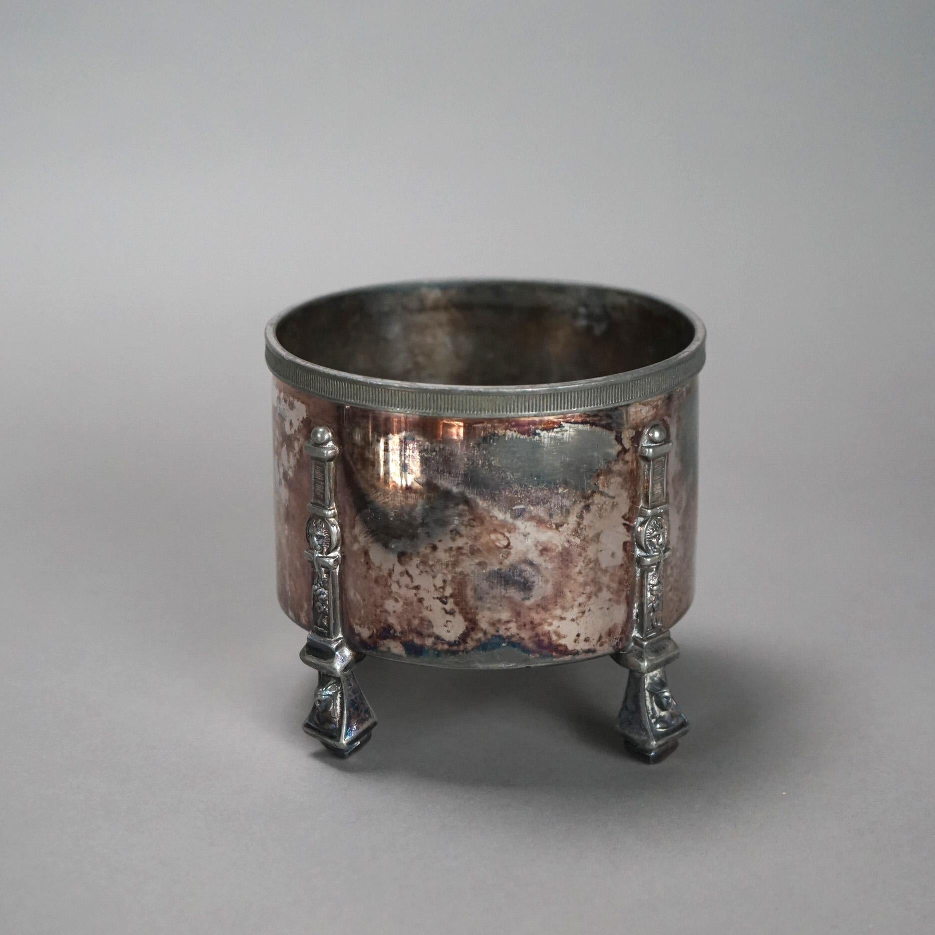 Servizio da tè antico in argento placcato in otto pezzi C1890 in vendita 10