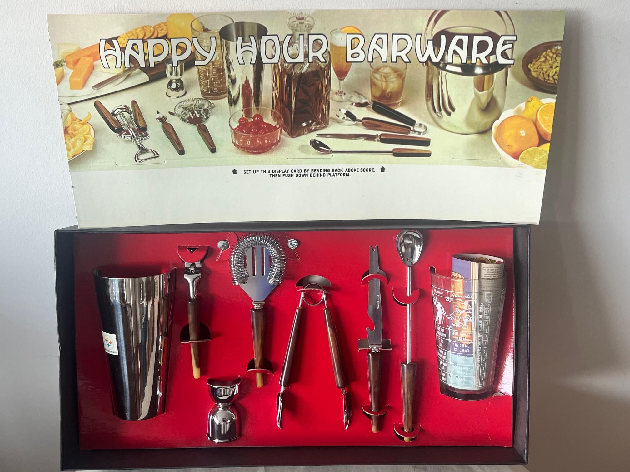 Ensemble de bar de huit pièces, 1971, inutilisé en vente 3