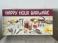 Eight Piece Barware Set, 1971 Unused Condition