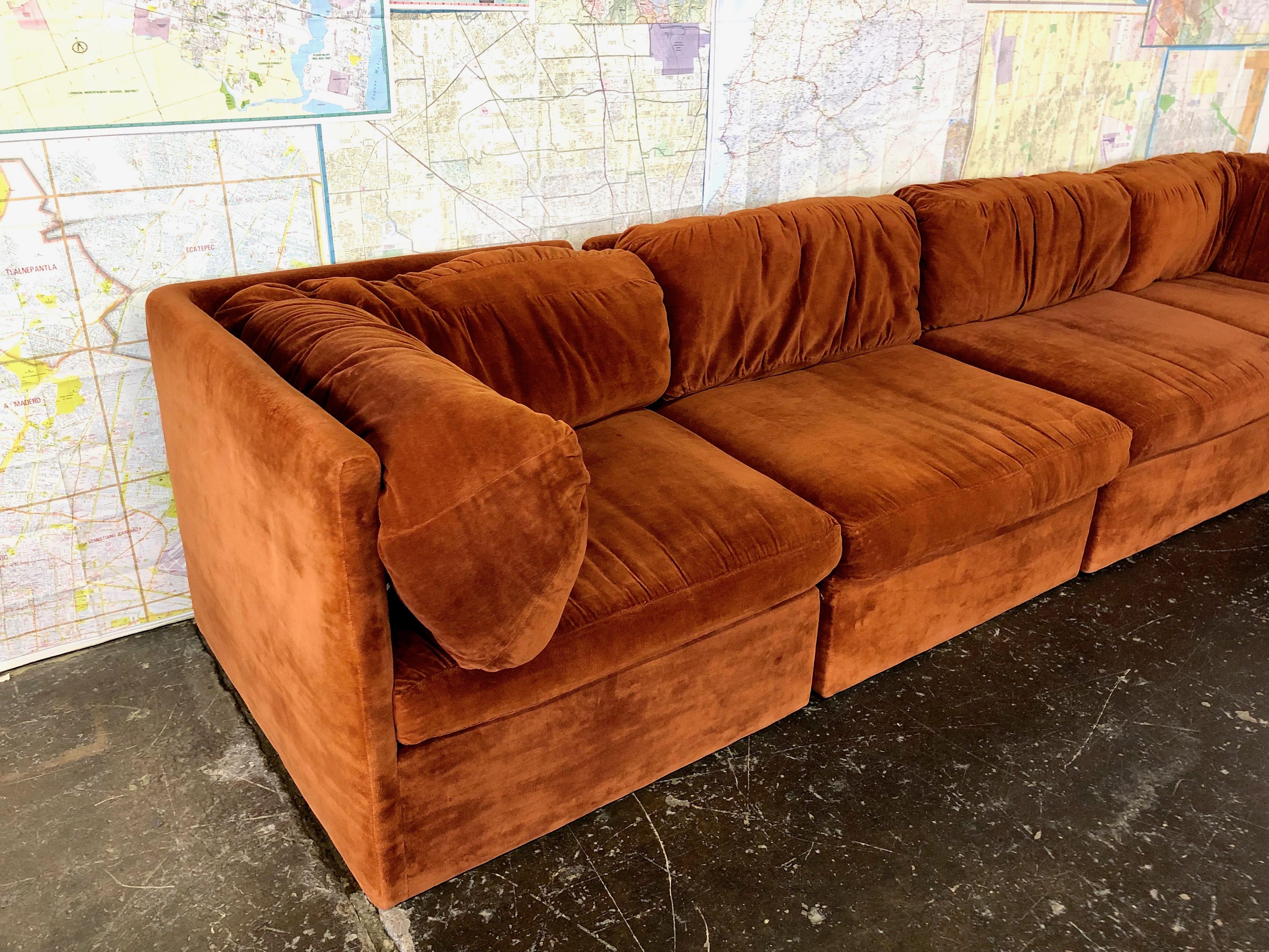 Achtteiliges modulares Sofa von Milo Baughman für Thayer Coggin 6