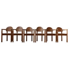 Eight Rainer Daumiller Mid-Century Dining Chairs