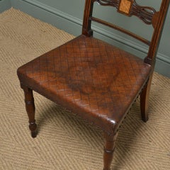 Eight Regency Antique Mahogany Dining Chairs