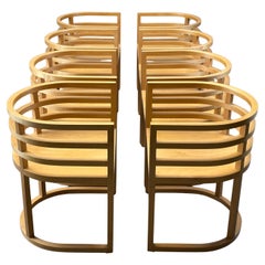 Eight Richard Meier Dining Chairs for Knoll, 1982