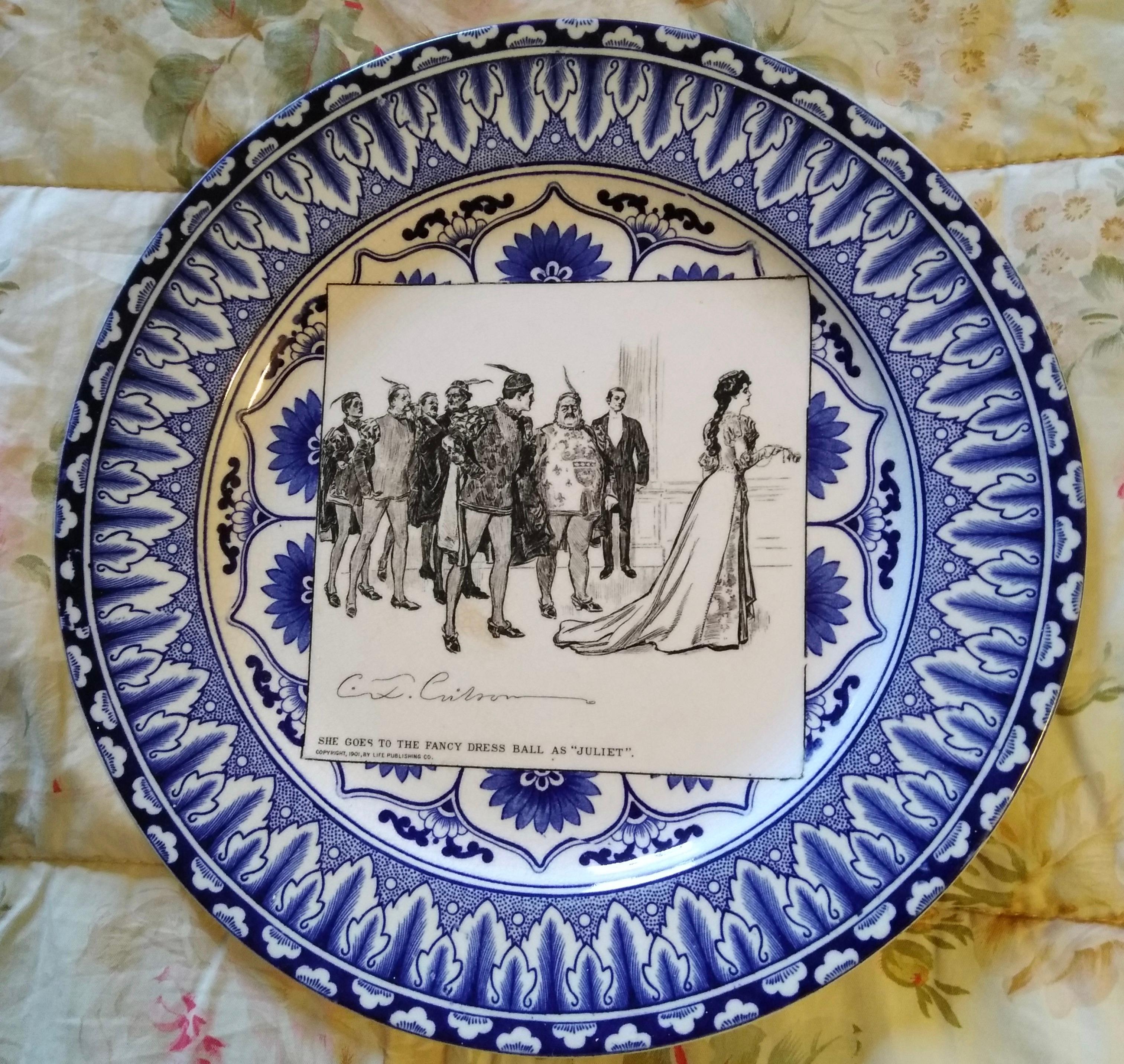 Royal Doulton Decorative Plates Featuring Charles Dana Gibson Illustrations 4