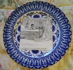 Royal Doulton Decorative Plates Featuring Charles Dana Gibson Illustrations