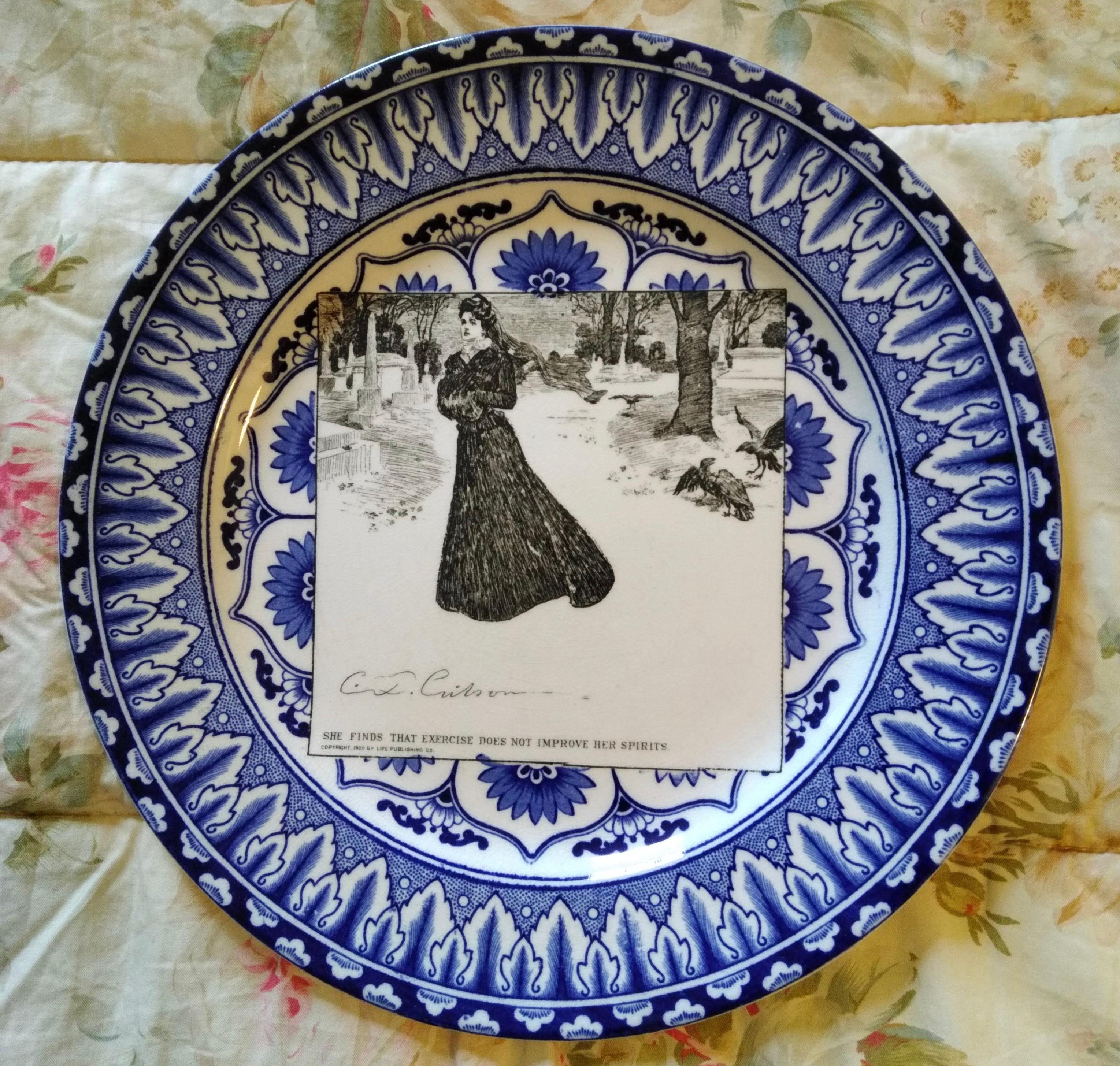 Royal Doulton Decorative Plates Featuring Charles Dana Gibson Illustrations 1