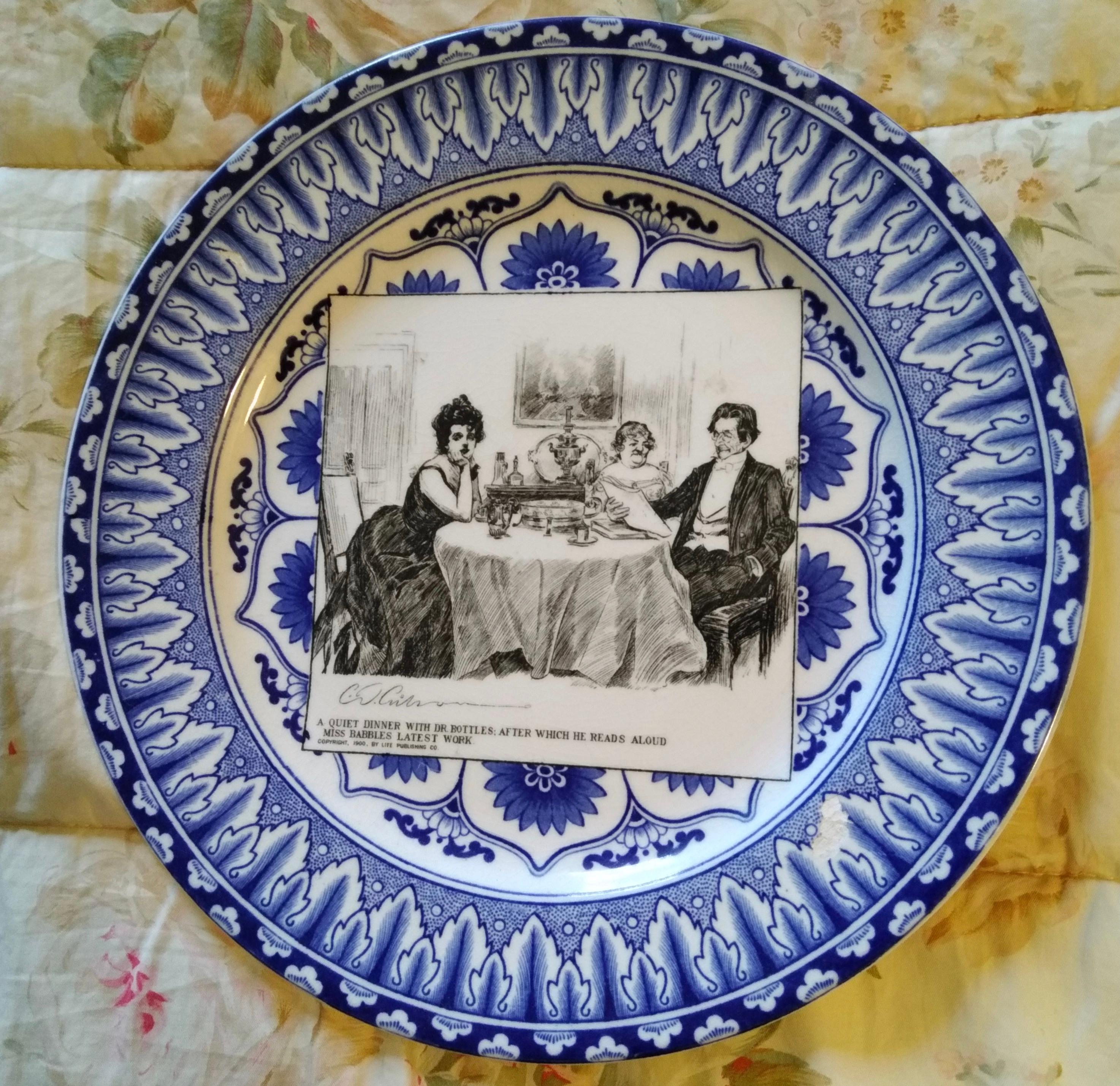 Royal Doulton Decorative Plates Featuring Charles Dana Gibson Illustrations 3