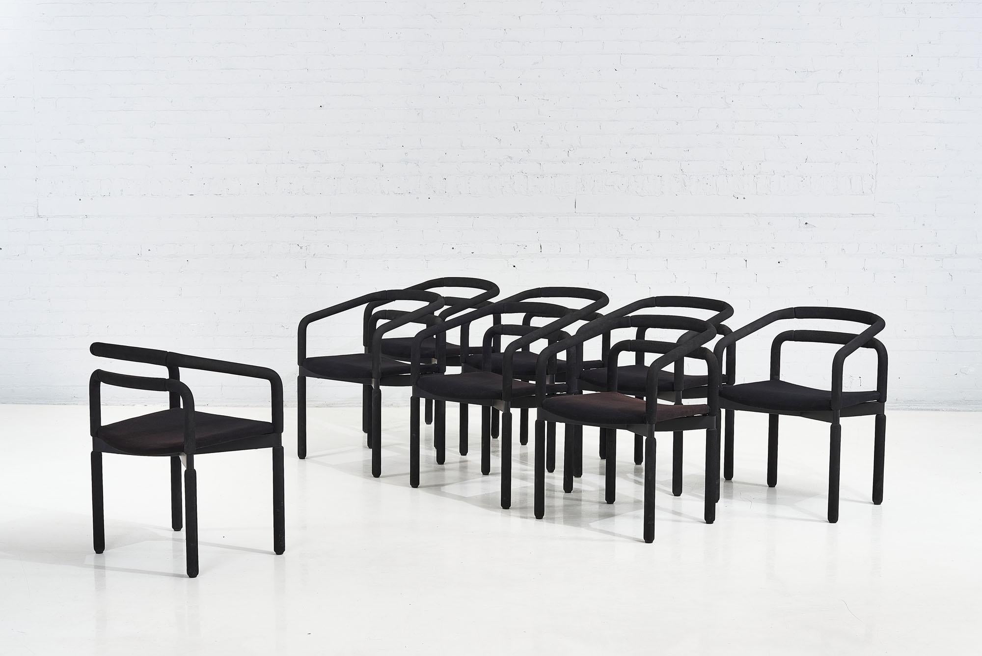 Fin du 20e siècle Quatre chaisesbber pour Metropolitan Furniture de Brian Kane, 1987 en vente