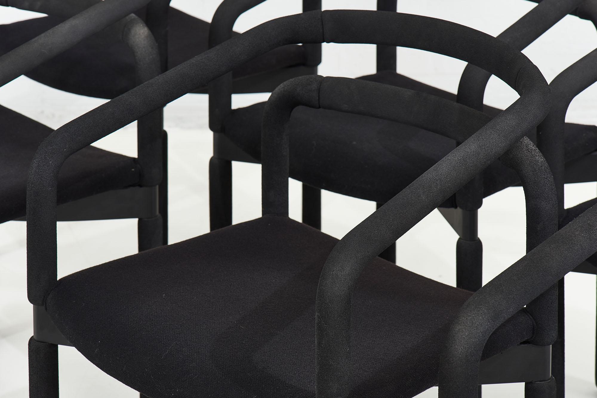Vier „Rubber-Stühle“ für Metropolitan Furniture von Brian Kane, 1987 im Angebot 1