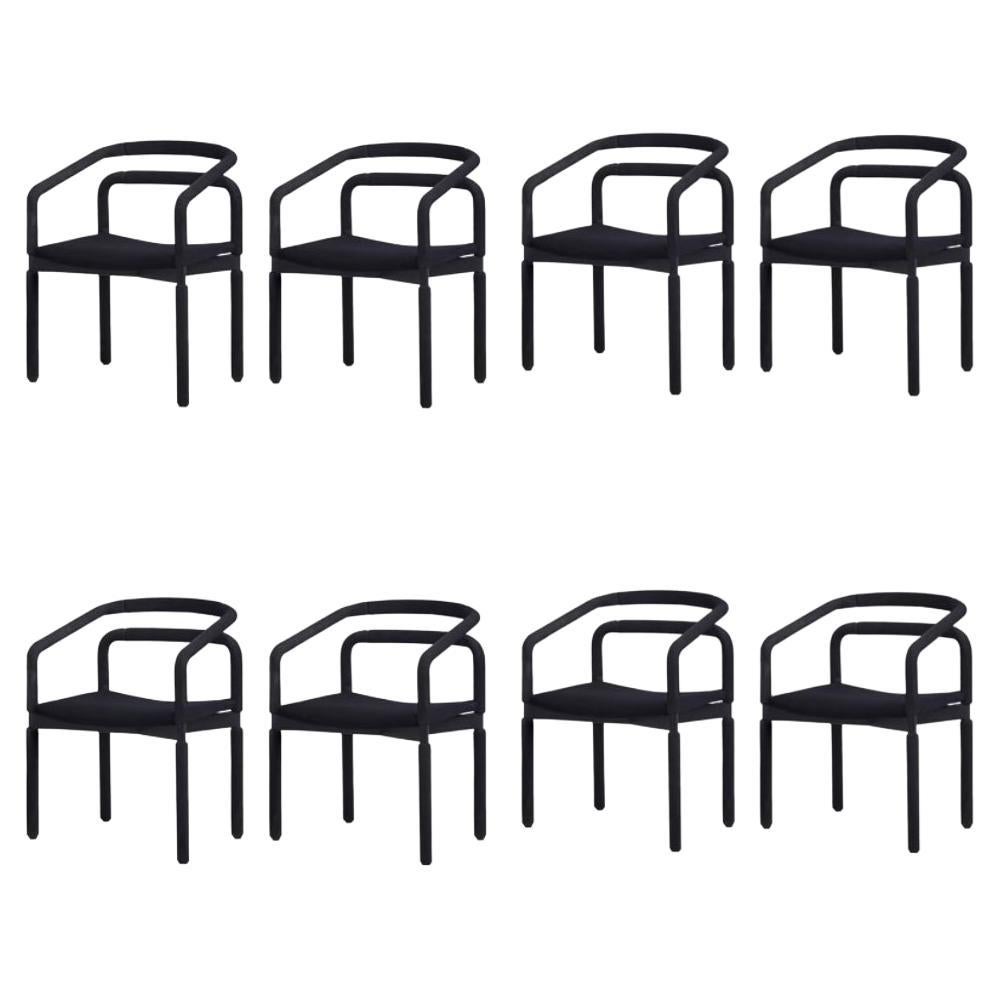 Eight "Rubber Chairs" by Brian Kane for Metropolitan Furniture, 1987