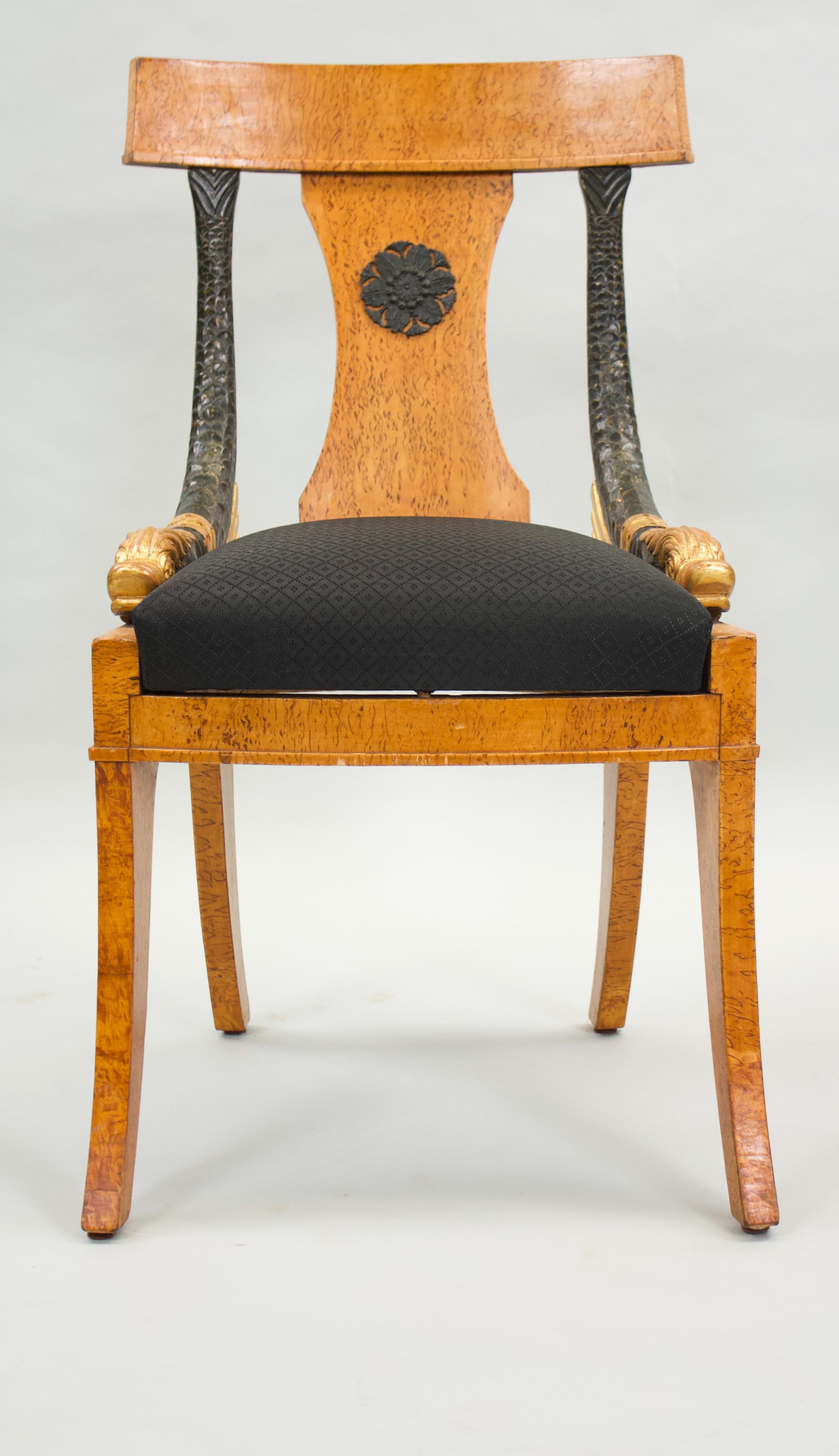 Eight Russian-Style Dining Room Chairs For Sale 2