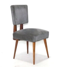 Juego de 8 sillas de comedor escultóricas italianas estilo Gio Ponti moderno de mediados de siglo