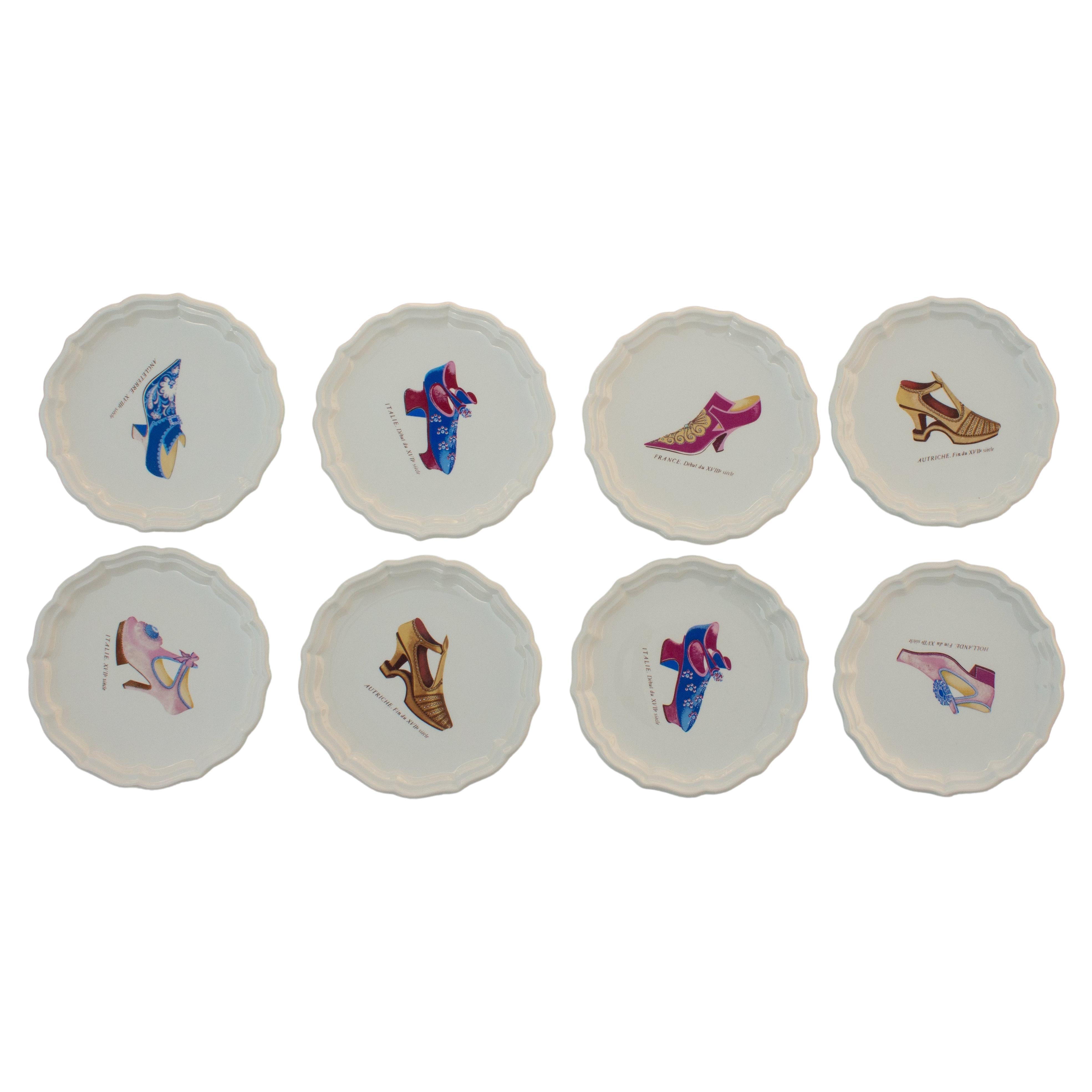 Eight Serving Plates, Collection V. Guillen, Edition Charles Jourdan For Sale