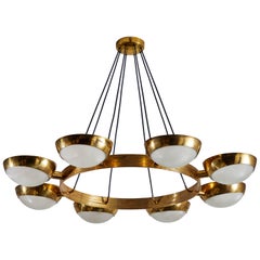 Eight-Shade Chandelier by Stilnovo