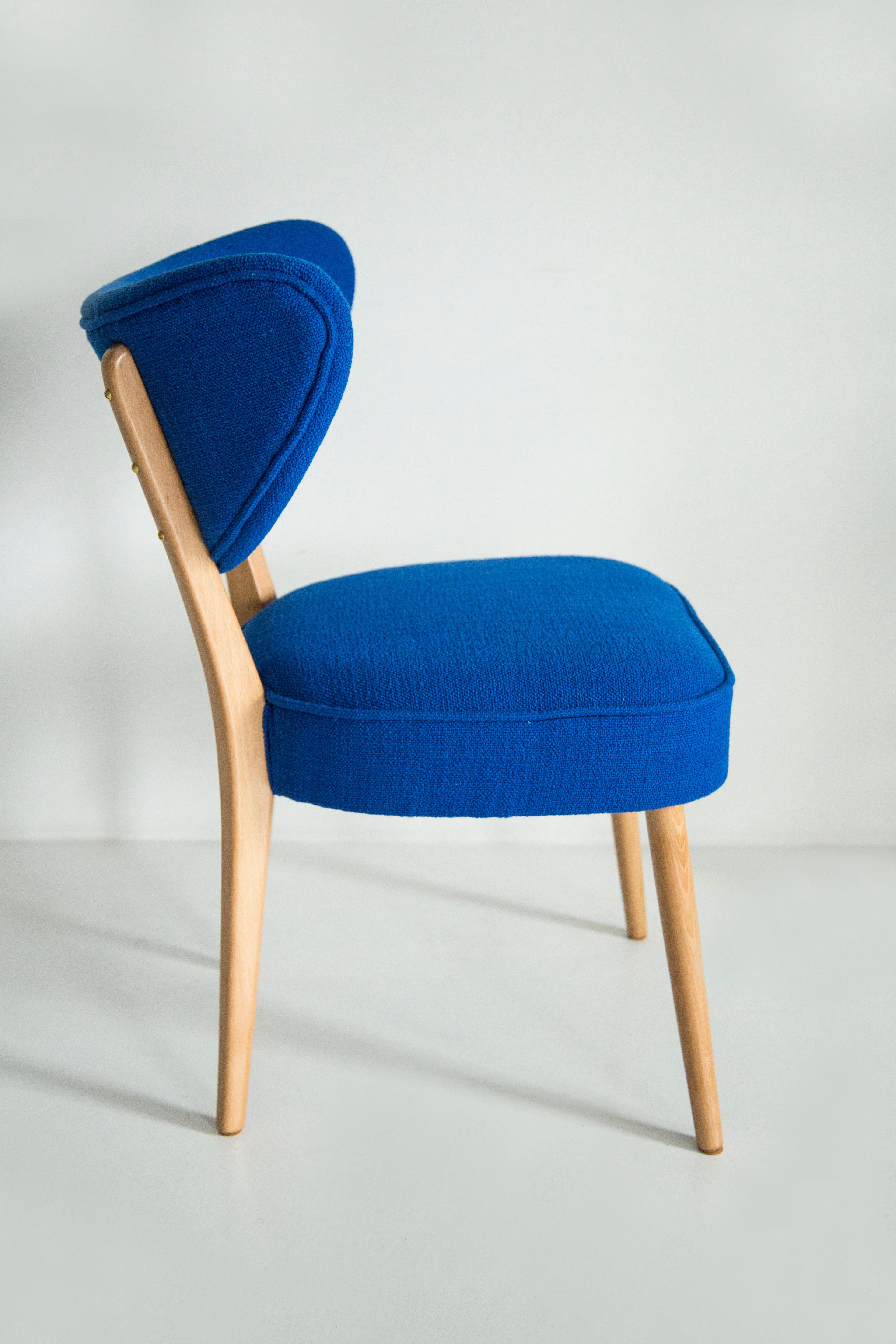 Fait main Huit chaises de salle à manger coquillage, Très par Dedar, par Vintola Studio, Europe, Pologne en vente