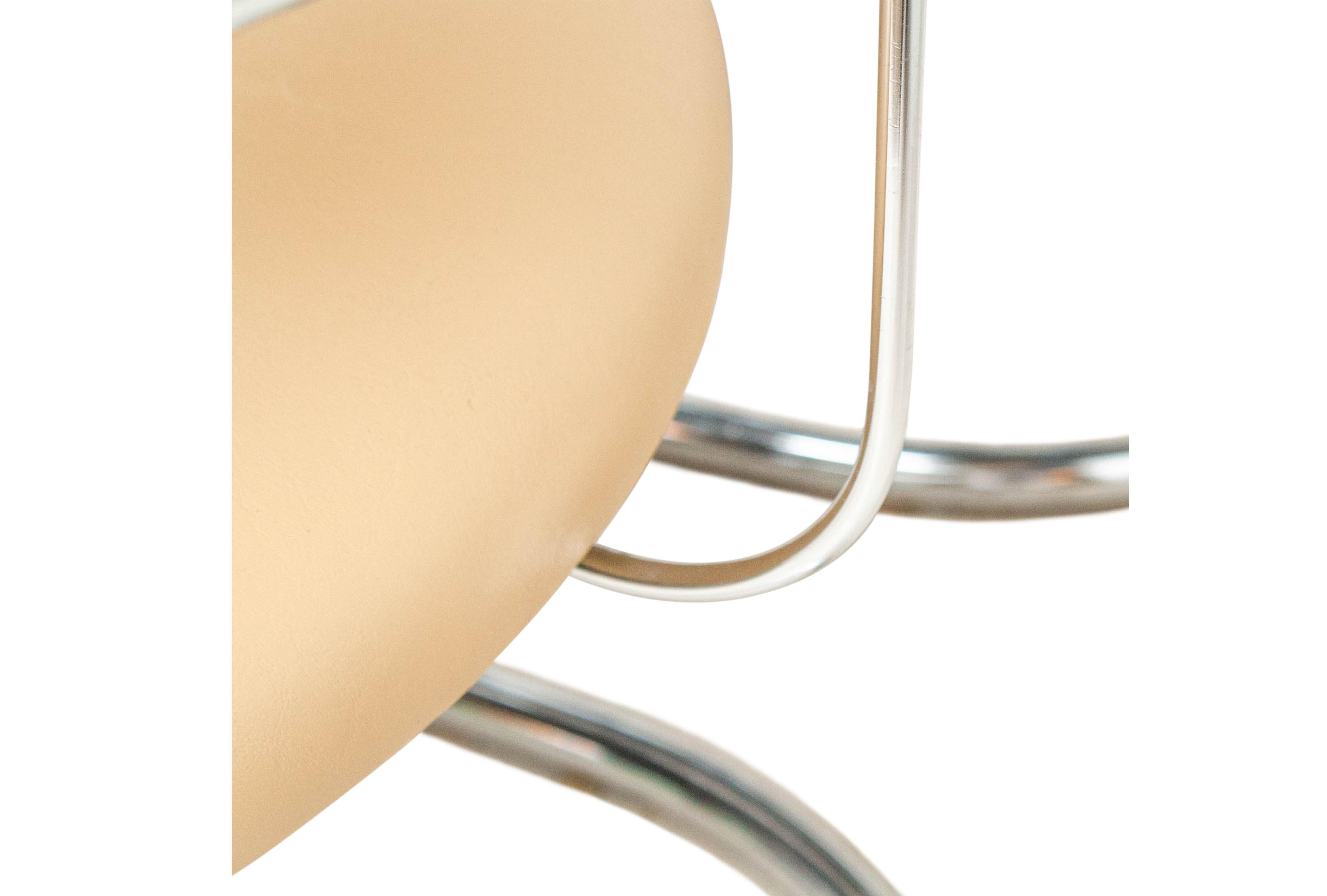 Eight Sleek Chrome Dining Chairs by Anton Lorenz for Thonet 4