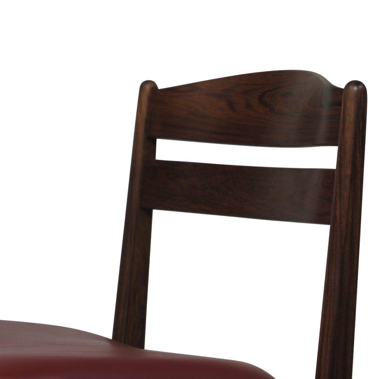 Eight Solid Rosewood Danish Dining Chairs For Sale at 1stDibs