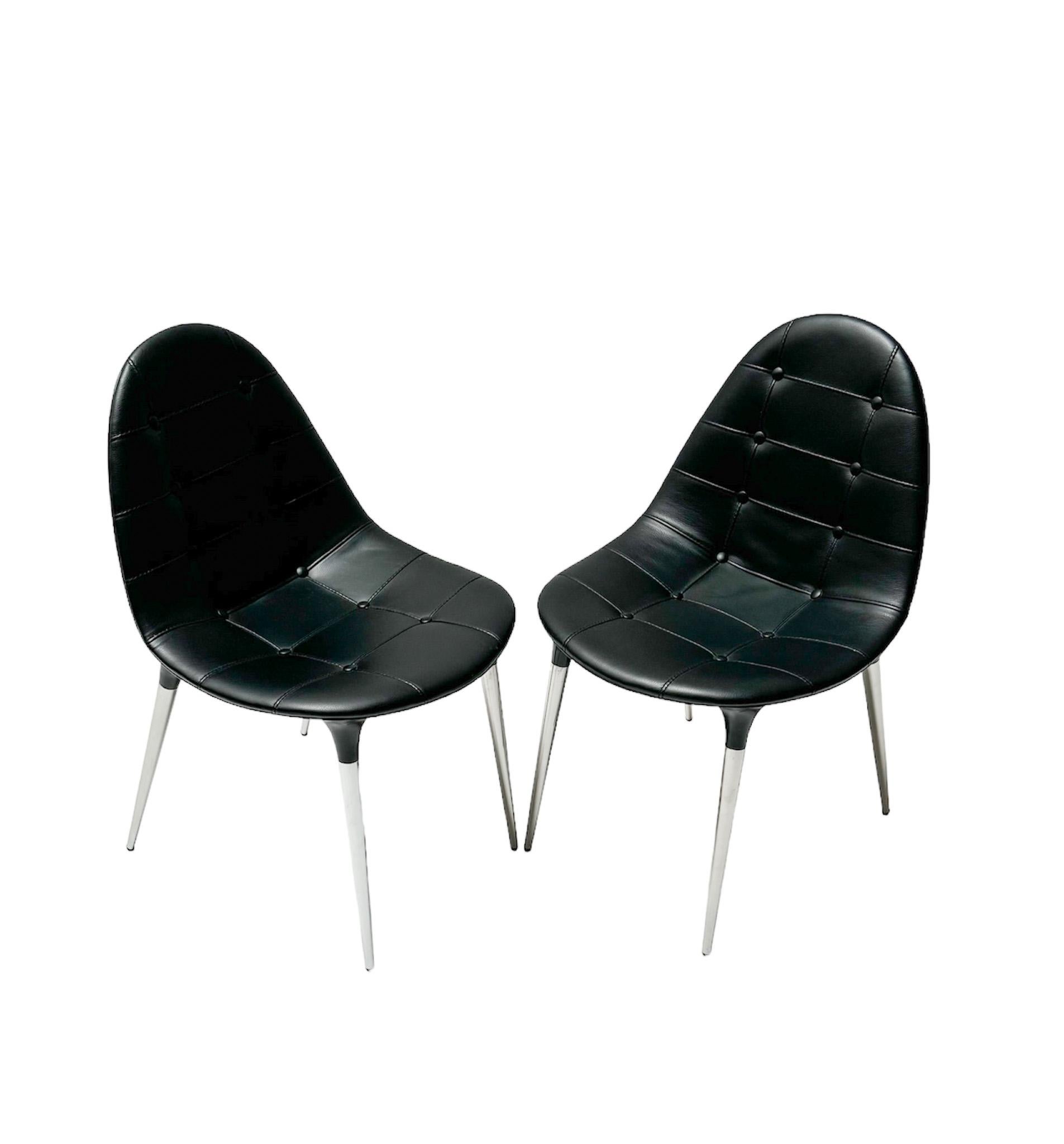 Contemporary Eight Space Age Caprice Dining Room Chairs by Philippe Starck for Cassina, 2007