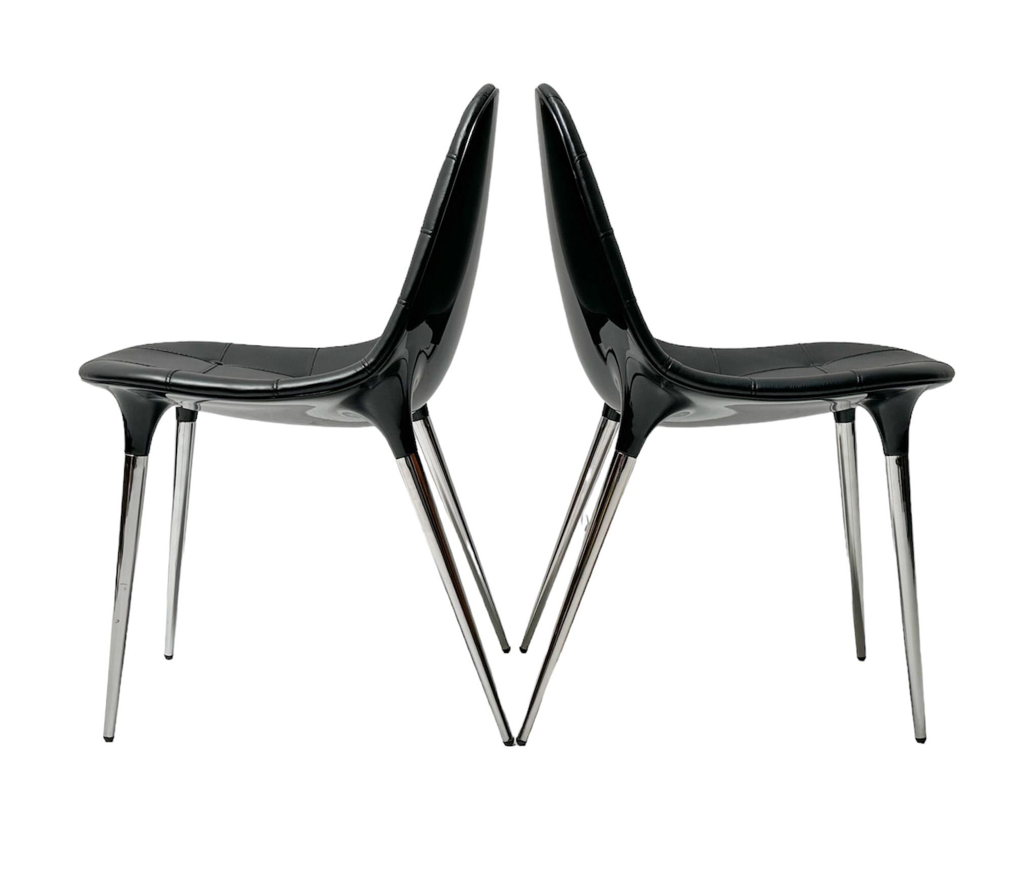 Eight Space Age Caprice Dining Room Chairs by Philippe Starck for Cassina, 2007 1