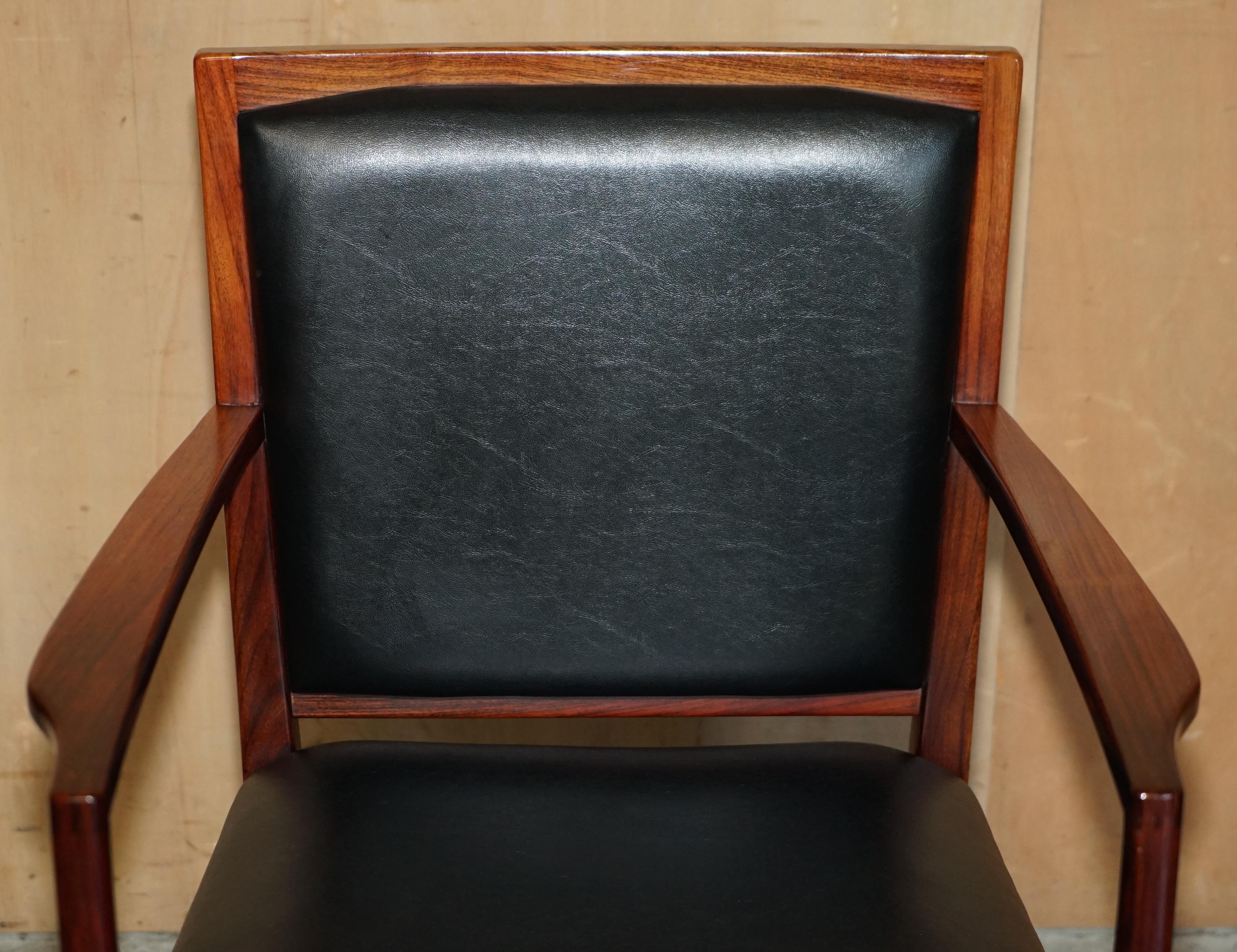Late 20th Century EIGHT STUNNING MID CENTURY MODERN 1970's GORDON RUSSELL HARDWOOD DINING CHAIRS For Sale