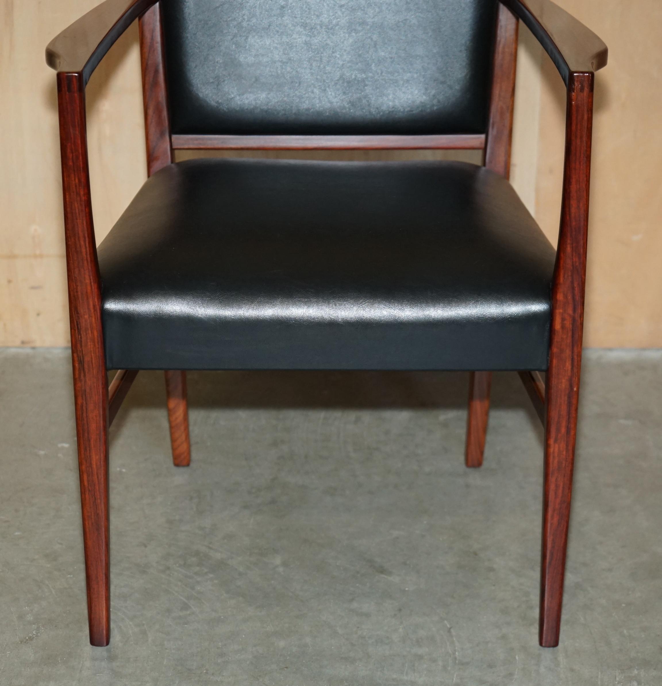 Hardwood EIGHT STUNNING MID CENTURY MODERN 1970's GORDON RUSSELL HARDWOOD DINING CHAIRS For Sale