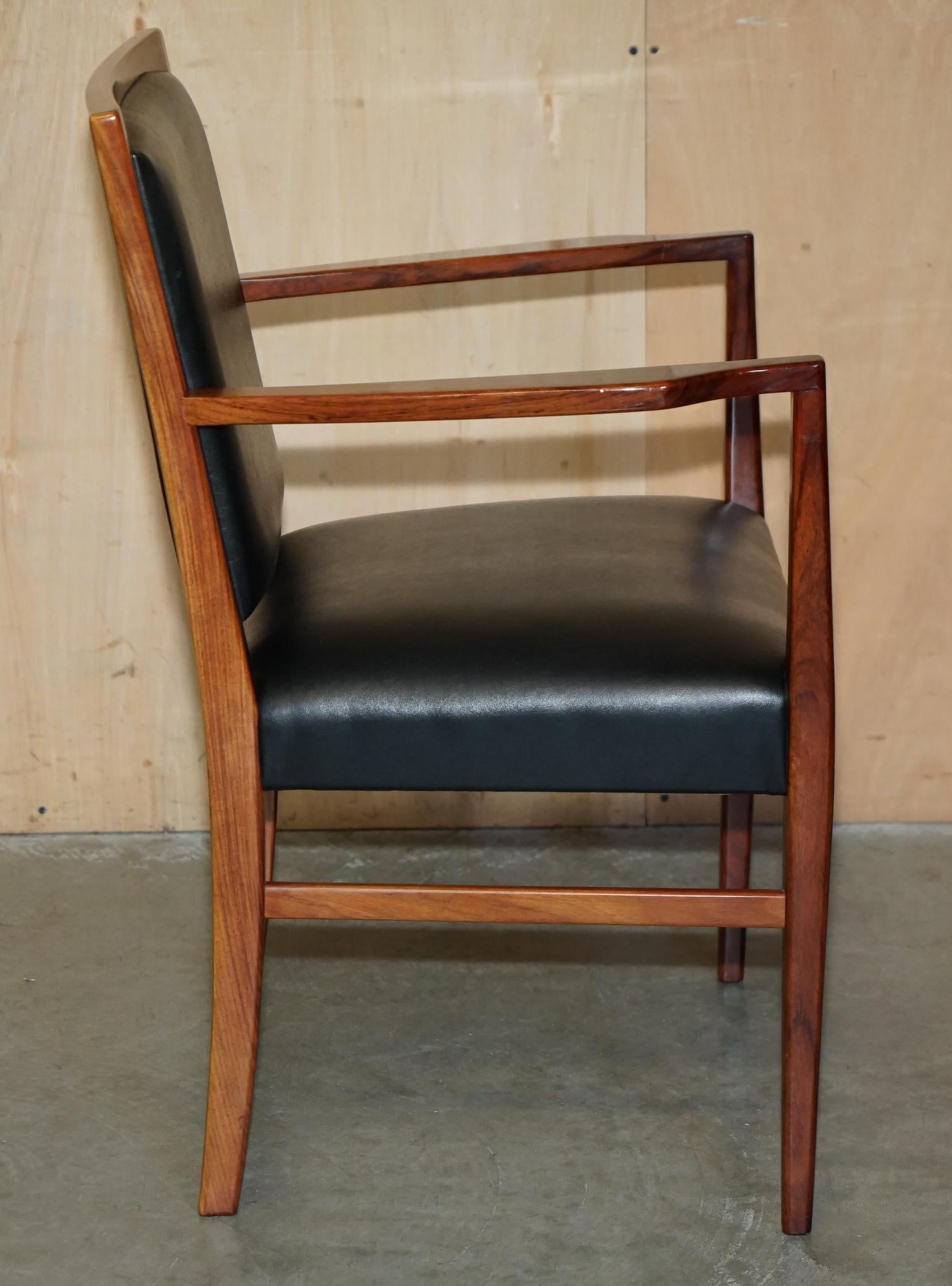 EIGHT STUNNING MID CENTURY MODERN 1970's GORDON RUSSELL HARDWOOD DINING CHAIRS For Sale 1