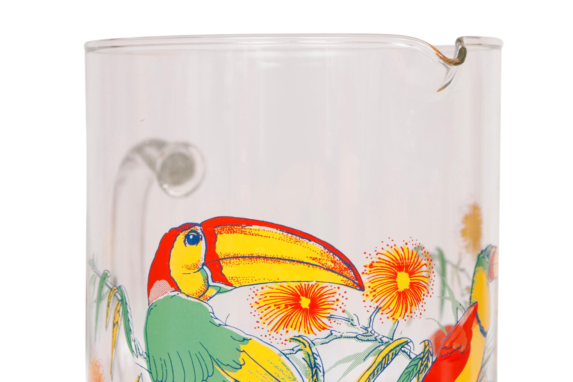 Verre Huit gobelets et pichets en verre par Cerve en vente