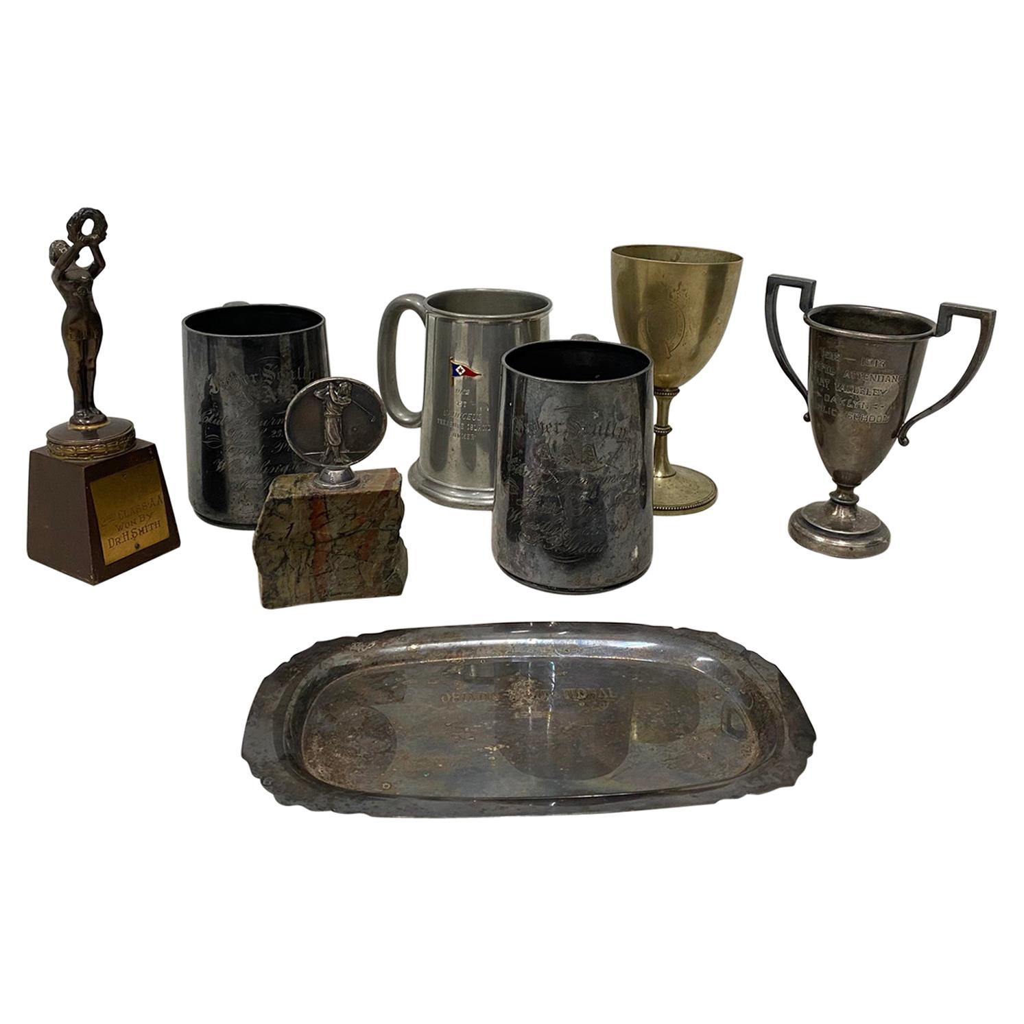 Eight Various 19th-20th Century Awards For Sale