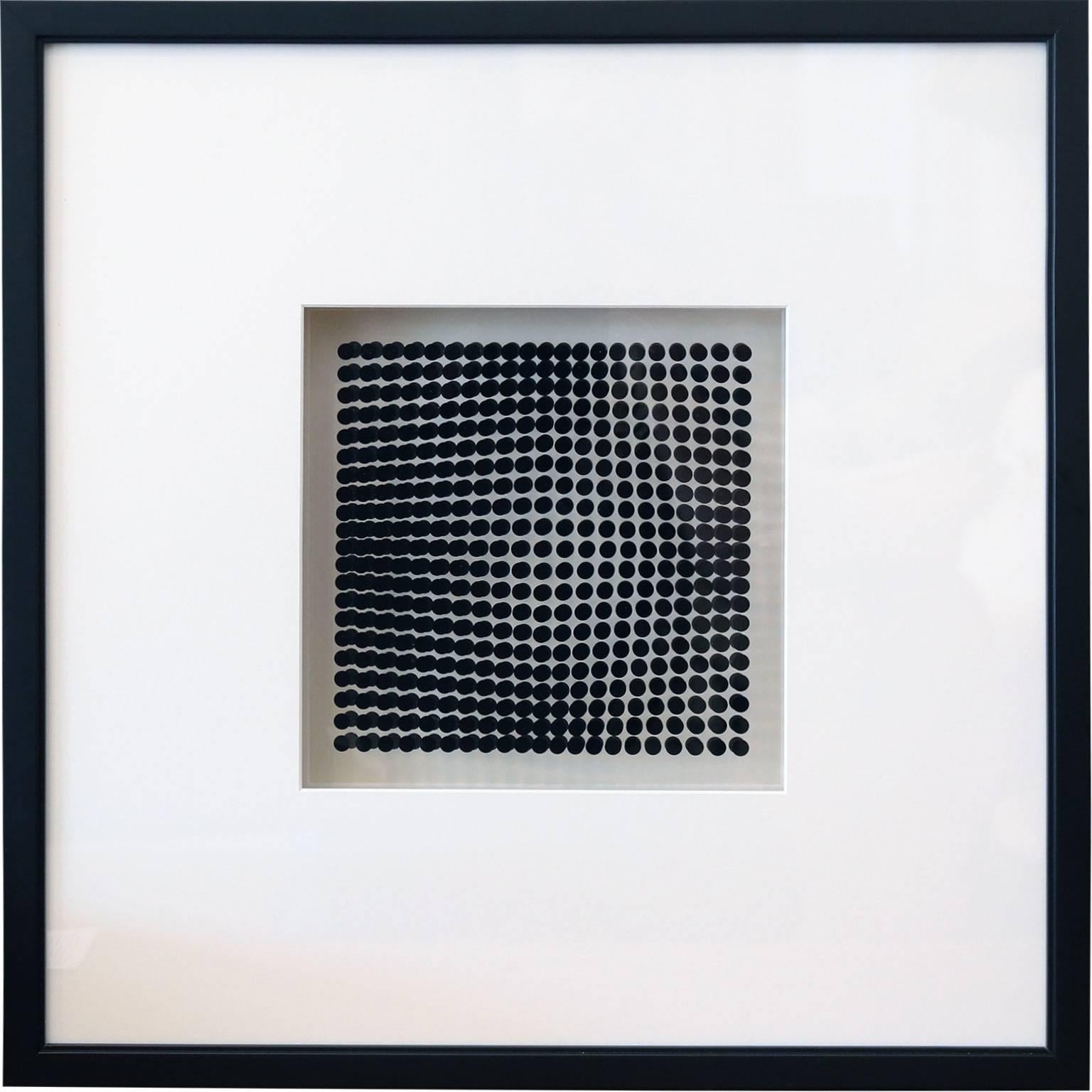Six Vasarely prints: Oeuvres Profondes. Six different original midcentury op art prints by Victor Vasarely, from his 'Oeuvres Profondes' series. Editions Du Griffon Neuchâtel, 1973, unsigned as issued, silk screen on transparency over printed rag