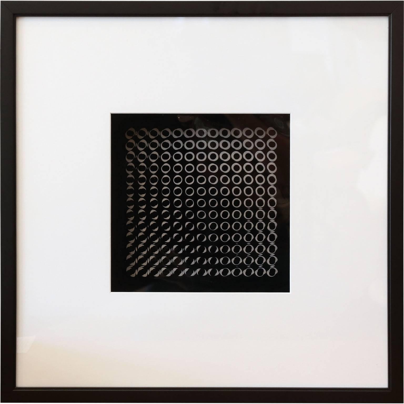 Six Vasarely Prints, Oeuvres Profondes 5