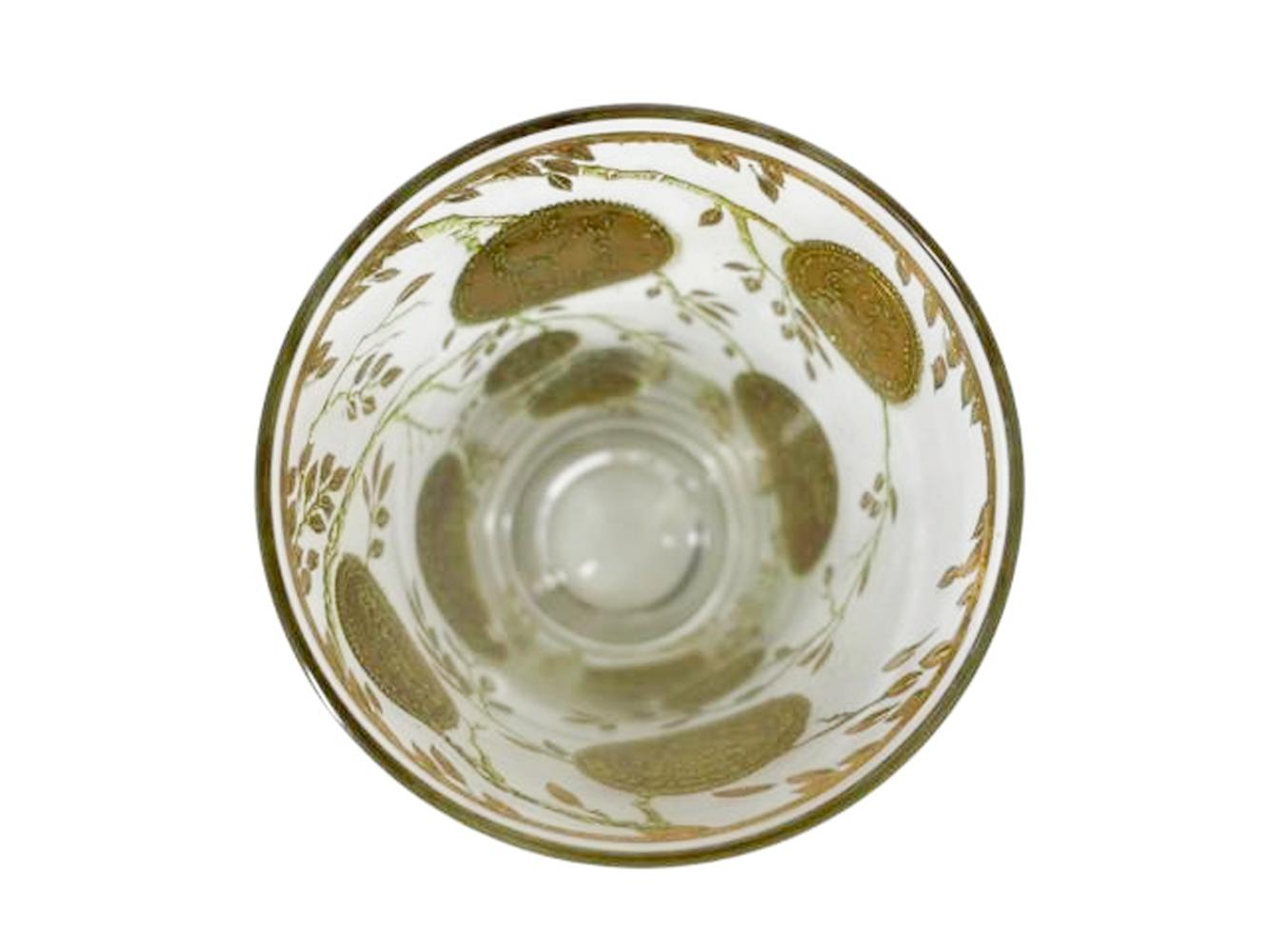 Mid-Century Modern Eight Vintage Highball Glasses in the 