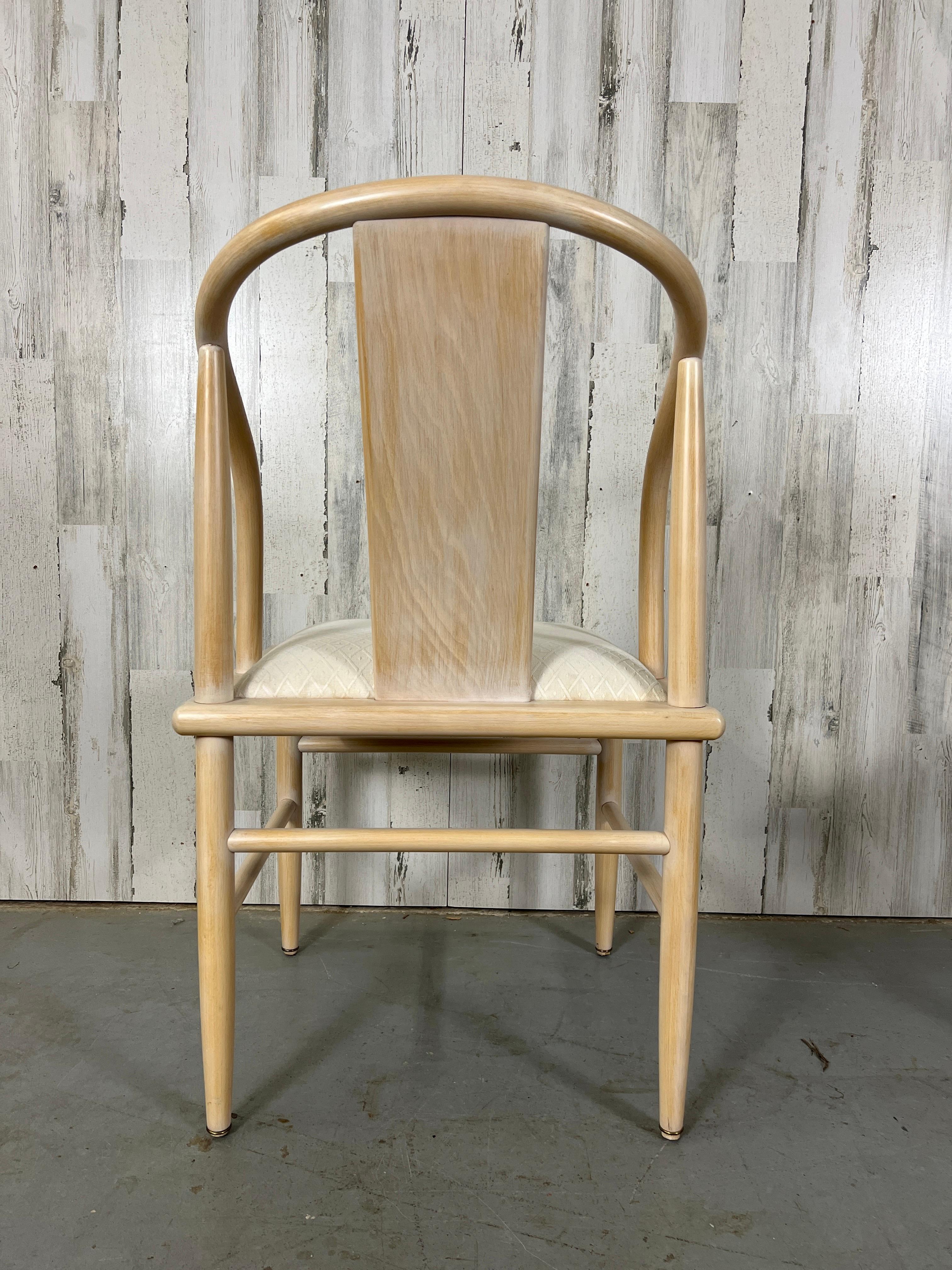 Eight Vintage Horseshoe Dining Chairs For Sale 3