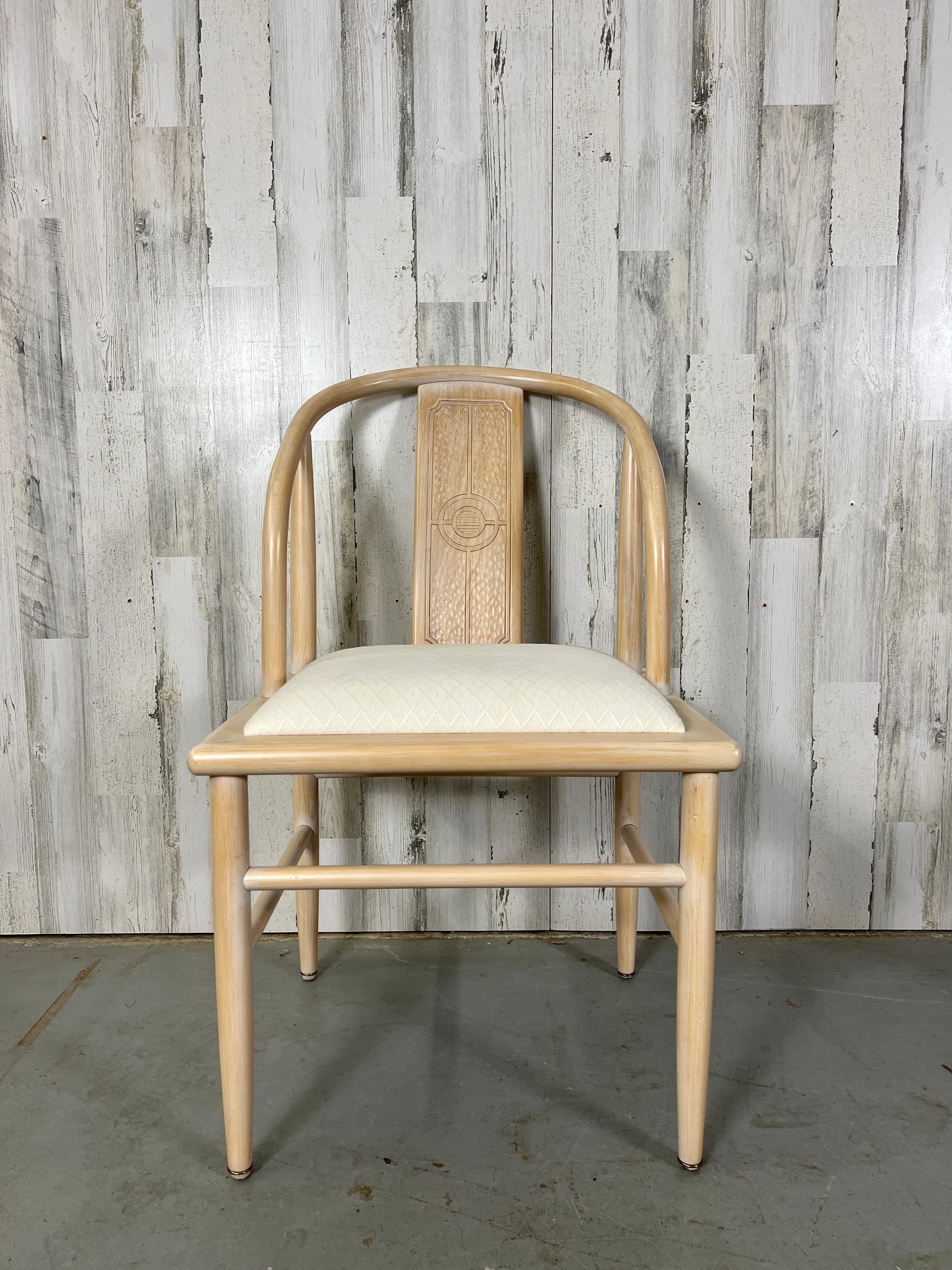 20th Century Eight Vintage Horseshoe Dining Chairs For Sale