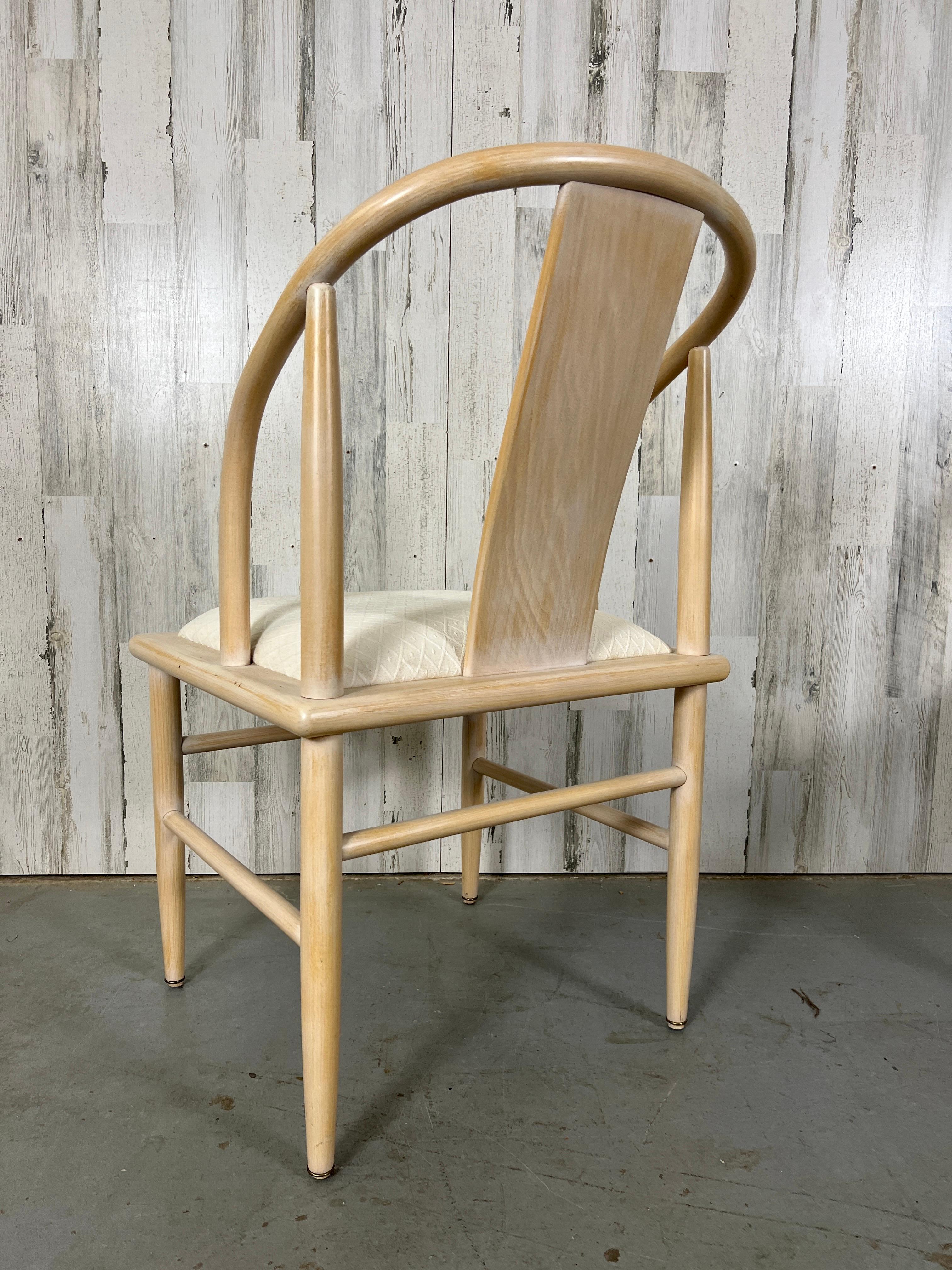 Eight Vintage Horseshoe Dining Chairs For Sale 2
