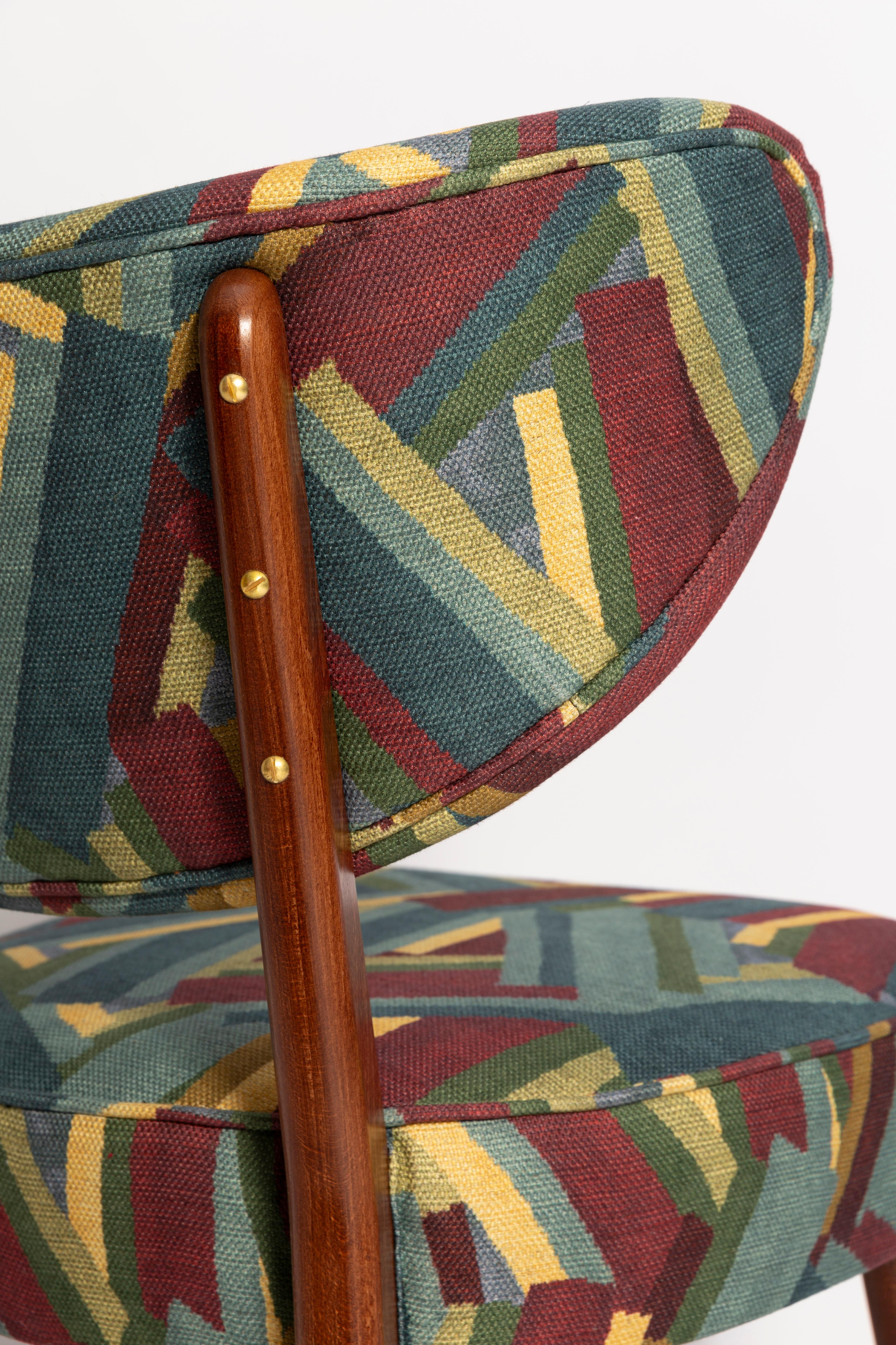 XXI secolo e contemporaneo Otto sedie da pranzo Vintola Studio Shell, tessuto lino Beowulf di Dedar in vendita