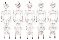 Eight Wrought Iron Balustrades