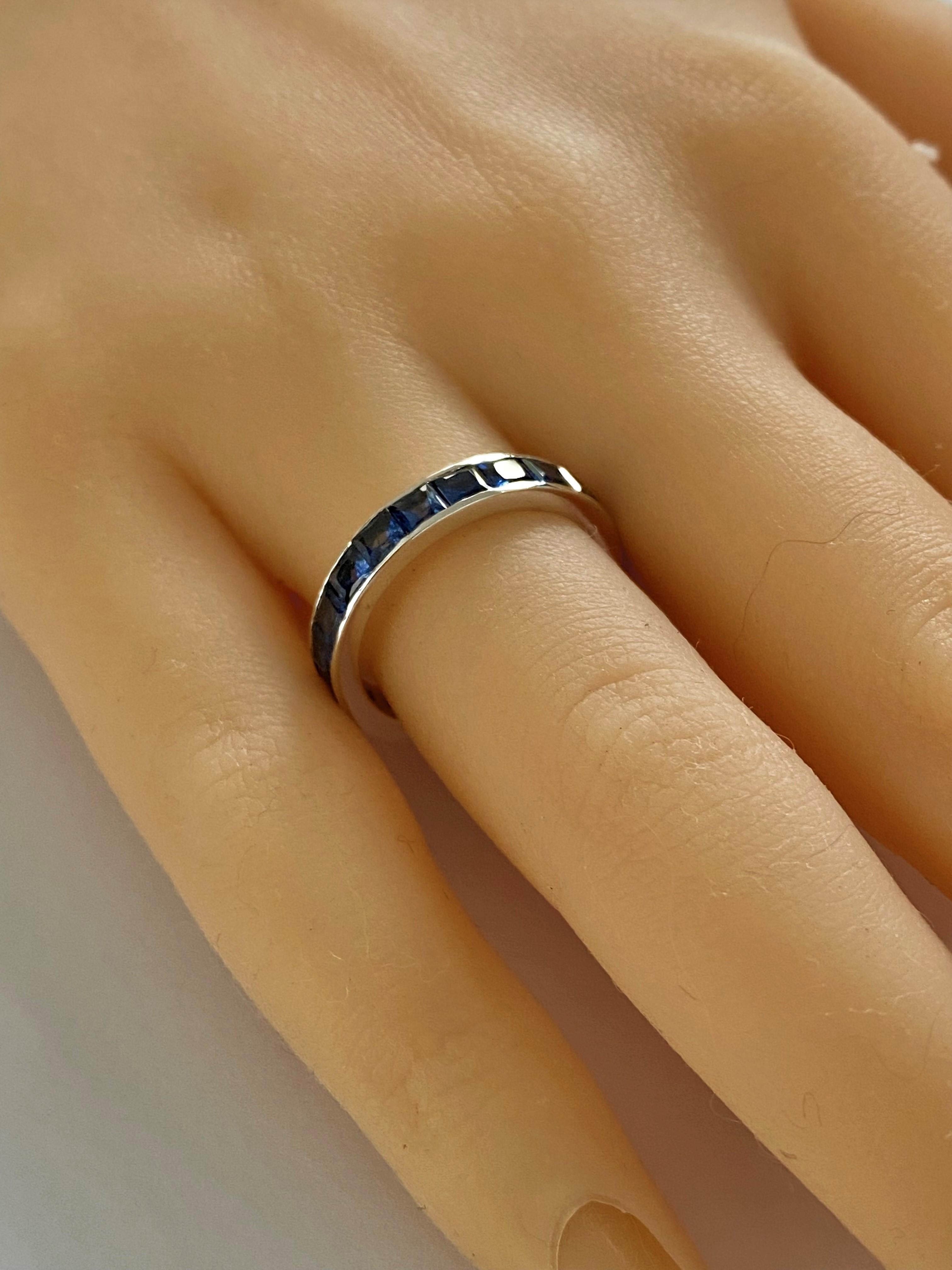 sapphire anniversary ring