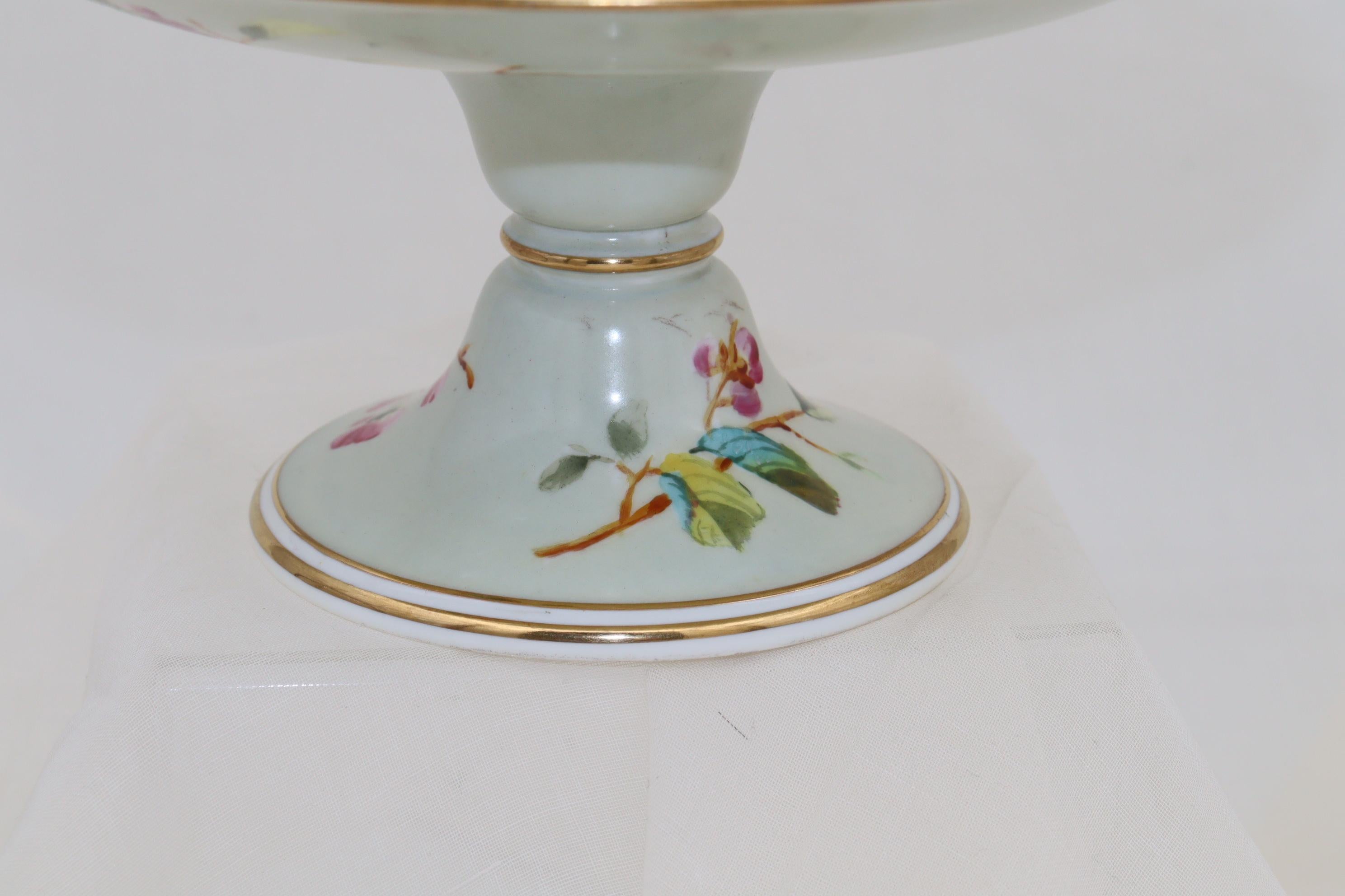 Aesthetic Movement Eighteen piece hand painted porcelain dessert service by William Brownfield For Sale