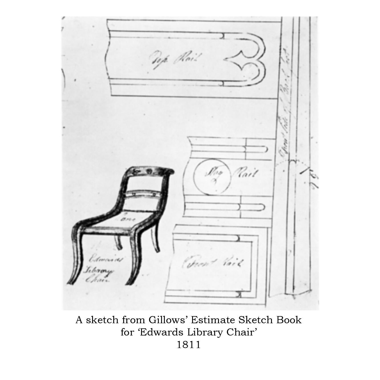 English Set of Twelve Regency Klismos Chairs, Attributed to Gillows