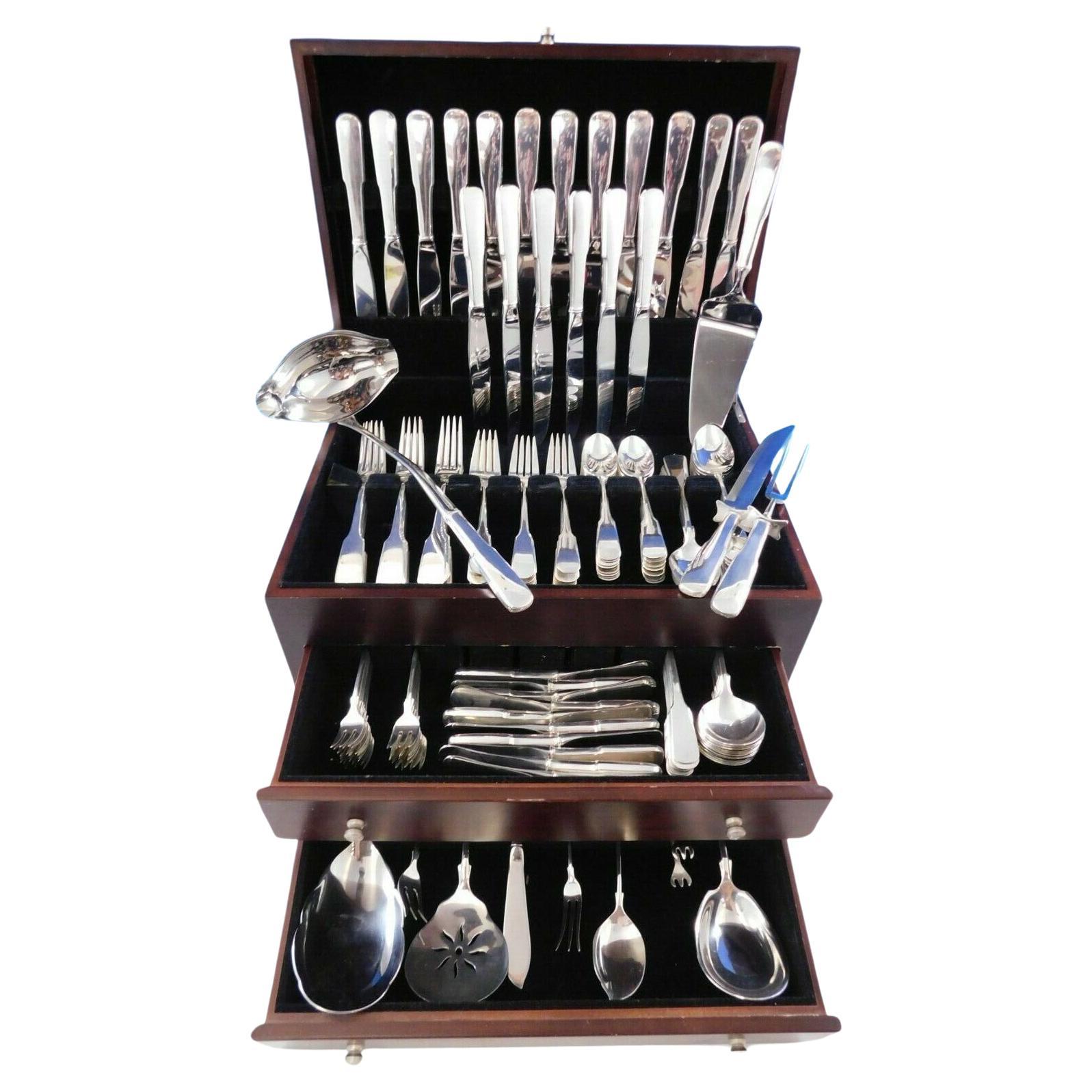 Eighteen Ten 1810 by International Sterling Silver Flatware Service Set 156  For Sale