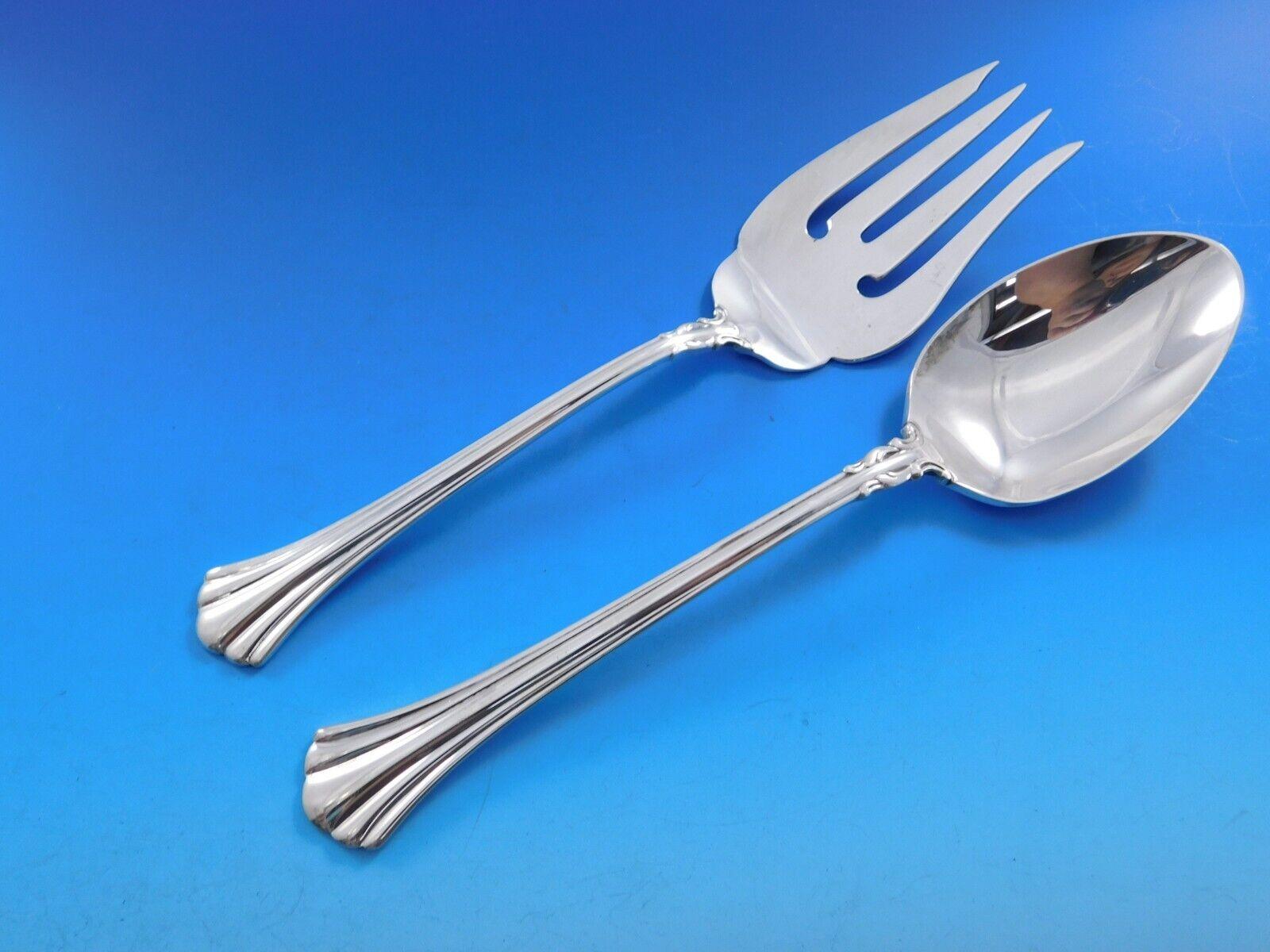 XVIIIe siècle par Reed & Barton Set de couverts en argent Sterling 67 pcs Nouveau en vente 4
